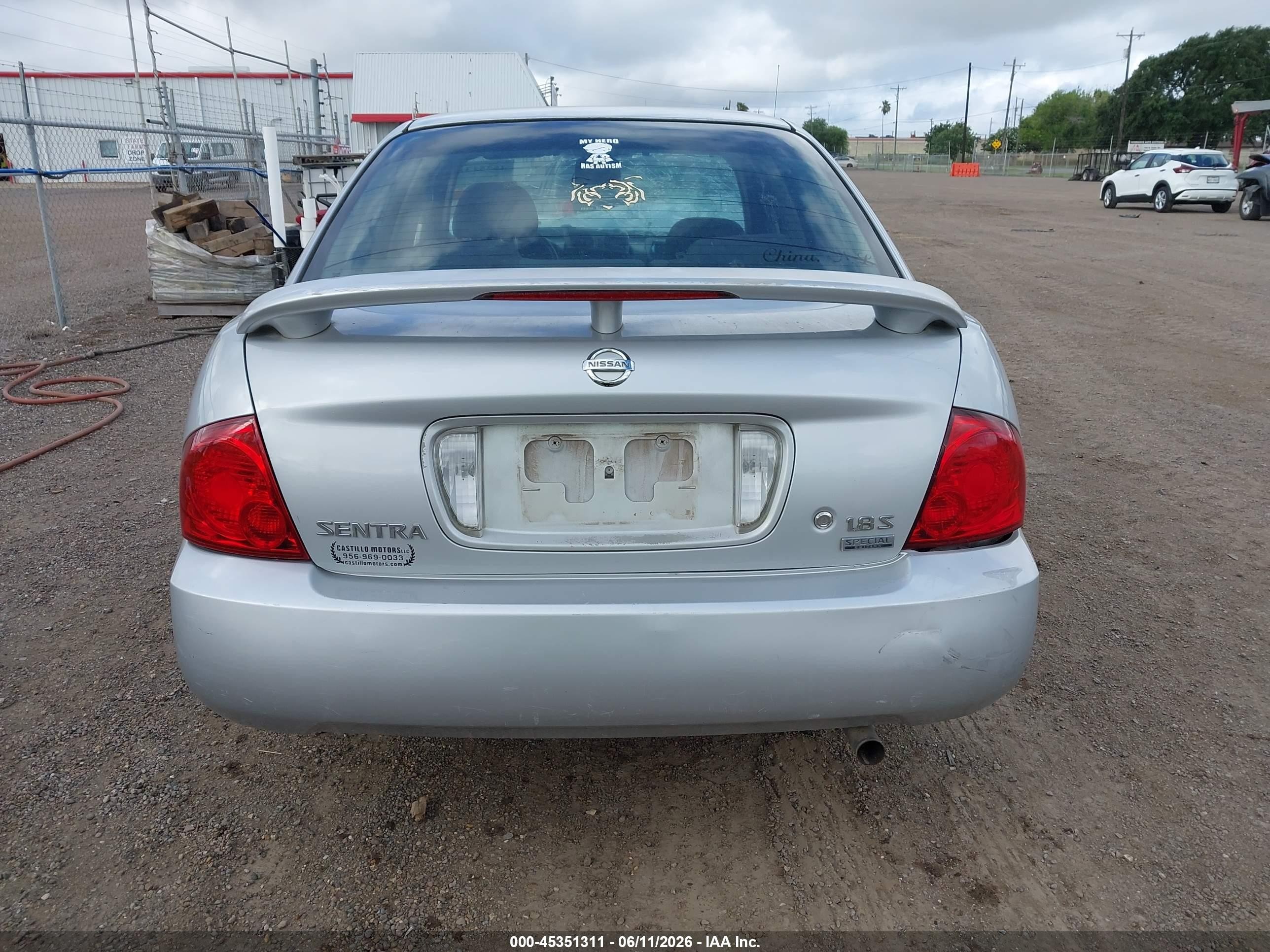 2005 Nissan Sentra 1.8s Silver vin: 3N1CB51D45L488890