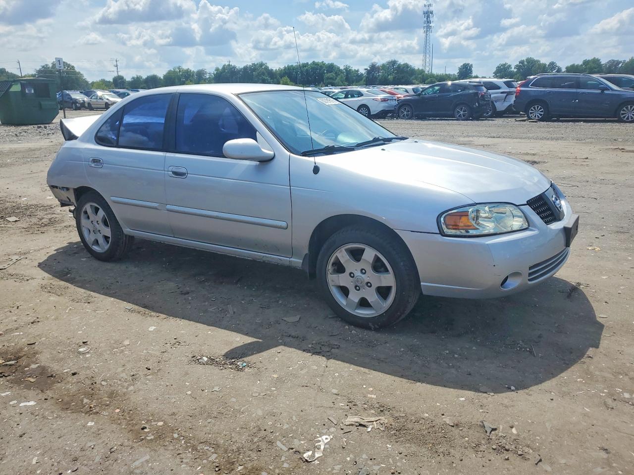2005 Nissan Sentra 1.8 Silver vin: 3N1CB51D45L503145