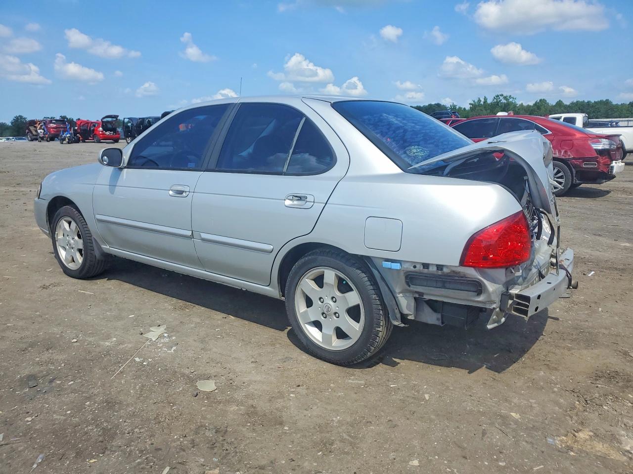 2005 Nissan Sentra 1.8 Silver vin: 3N1CB51D45L503145