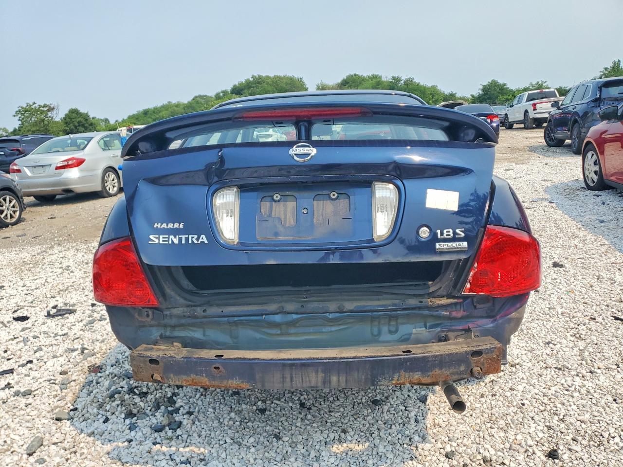 2005 Nissan Sentra Blue vin: 3N1CB51D45L565421