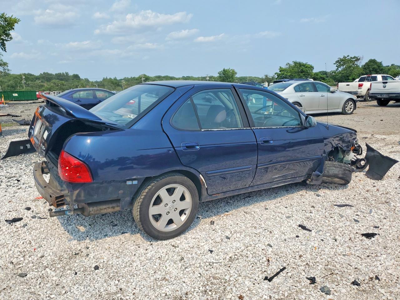 2005 Nissan Sentra Blue vin: 3N1CB51D45L565421