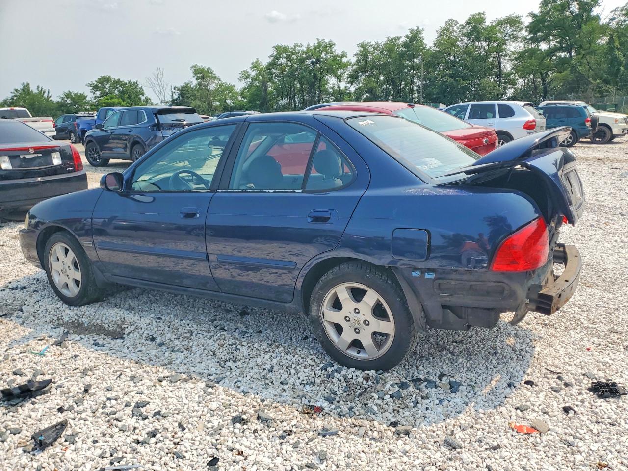 2005 Nissan Sentra Blue vin: 3N1CB51D45L565421