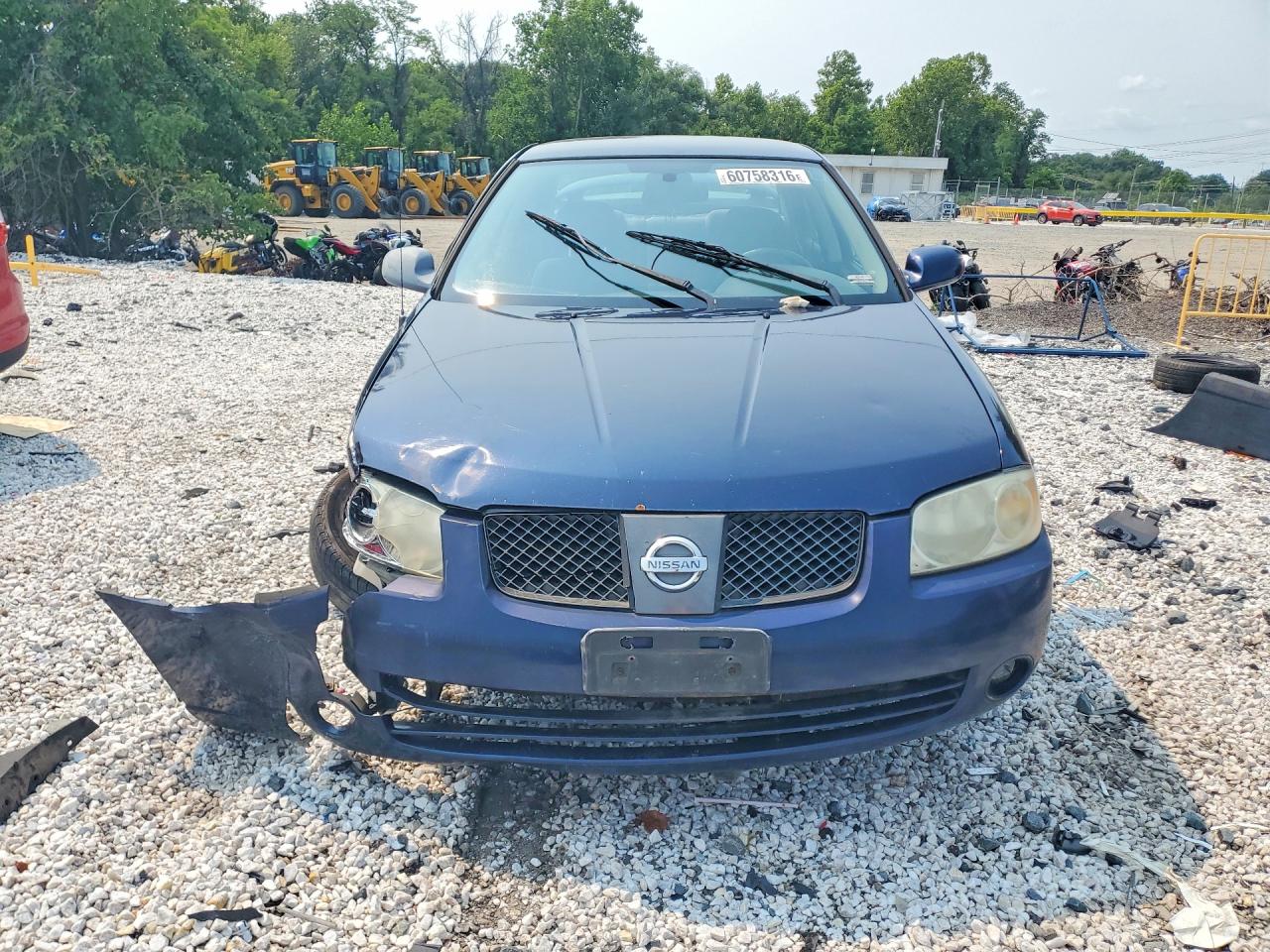 2005 Nissan Sentra Blue vin: 3N1CB51D45L565421