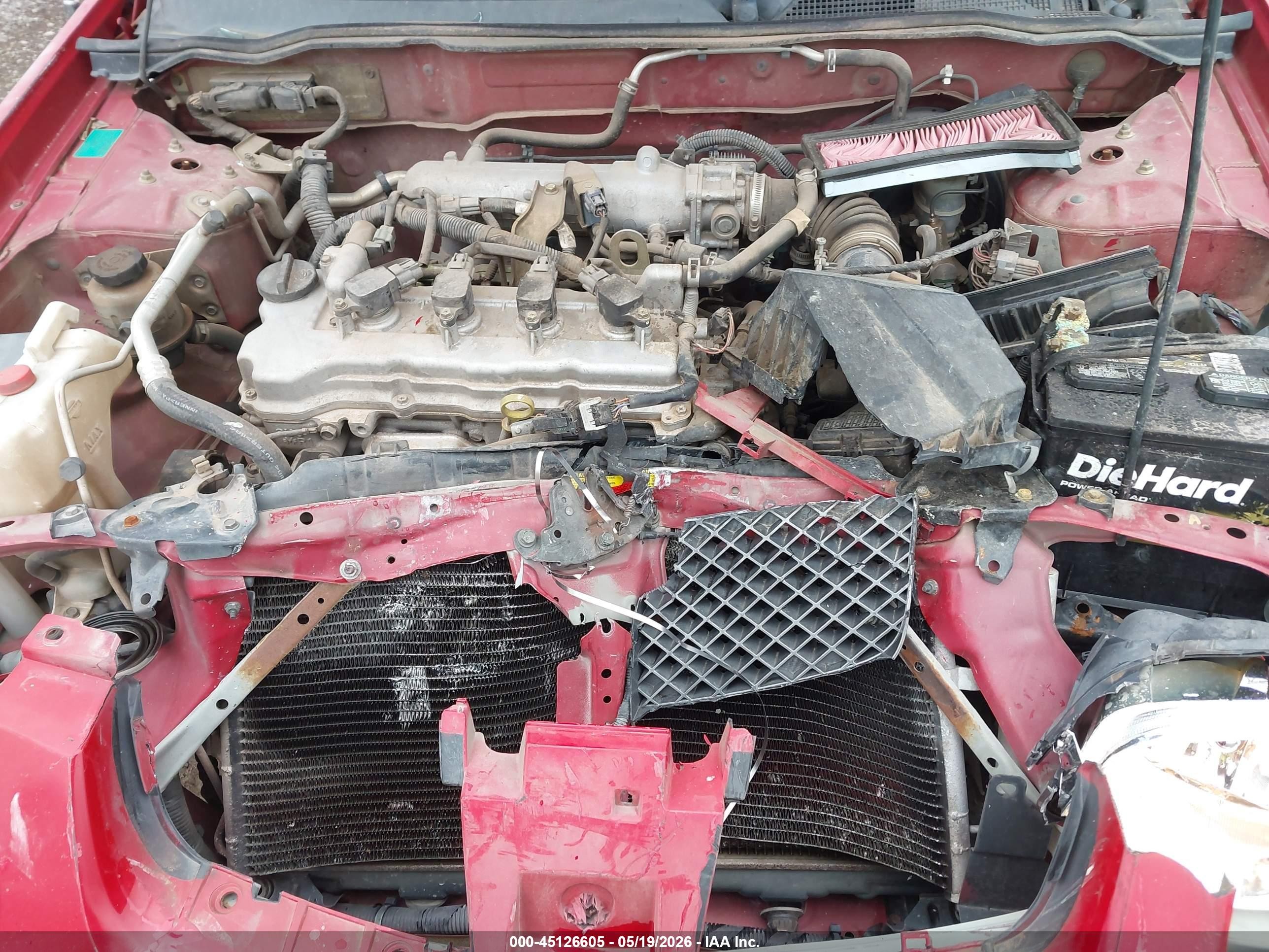 2005 Nissan Sentra 1.8s Red vin: 3N1CB51D45L569386