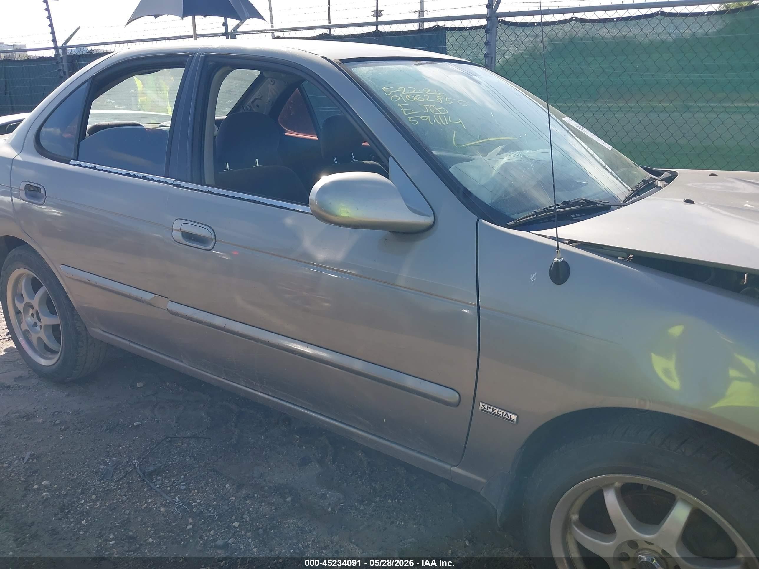 2005 Nissan Sentra 1.8s Silver vin: 3N1CB51D45L591114