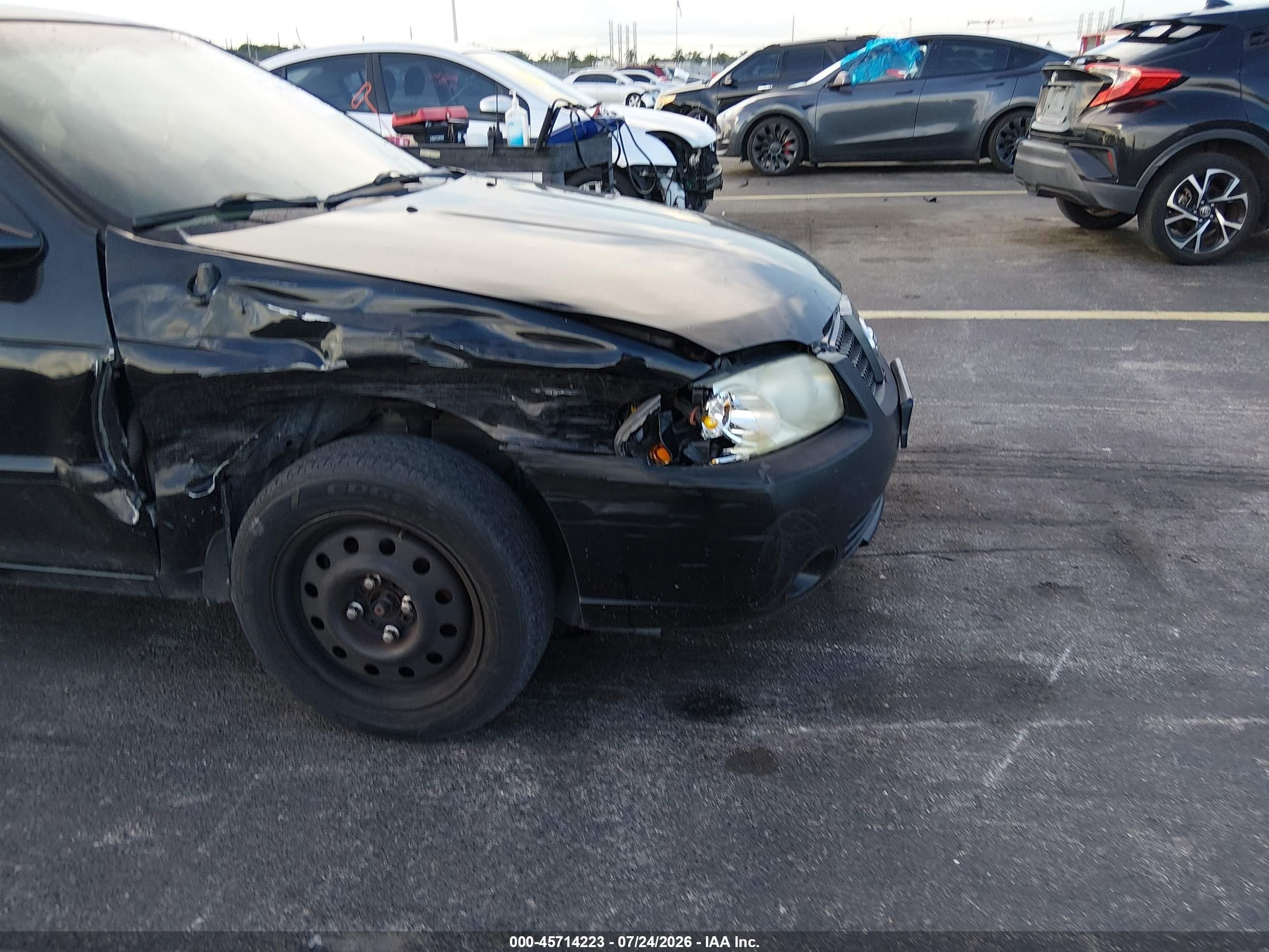 2005 Nissan Sentra 1.8s Black vin: 3N1CB51D45L593073