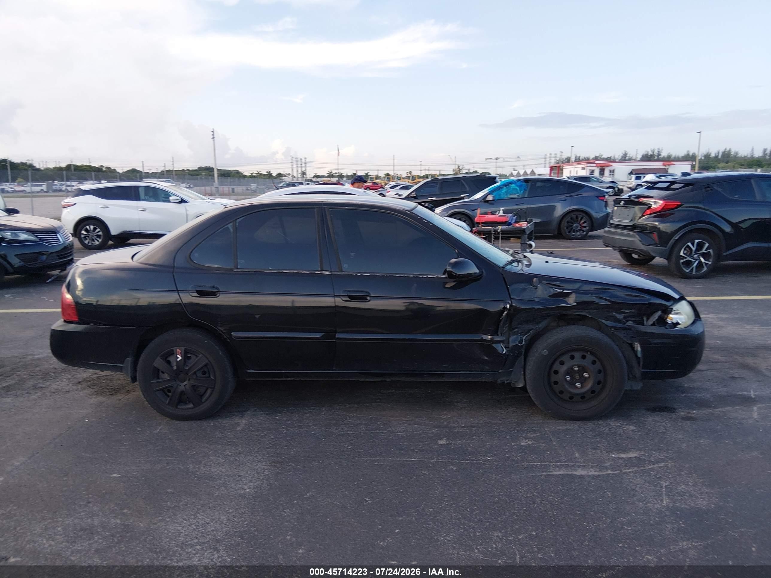 2005 Nissan Sentra 1.8s Black vin: 3N1CB51D45L593073