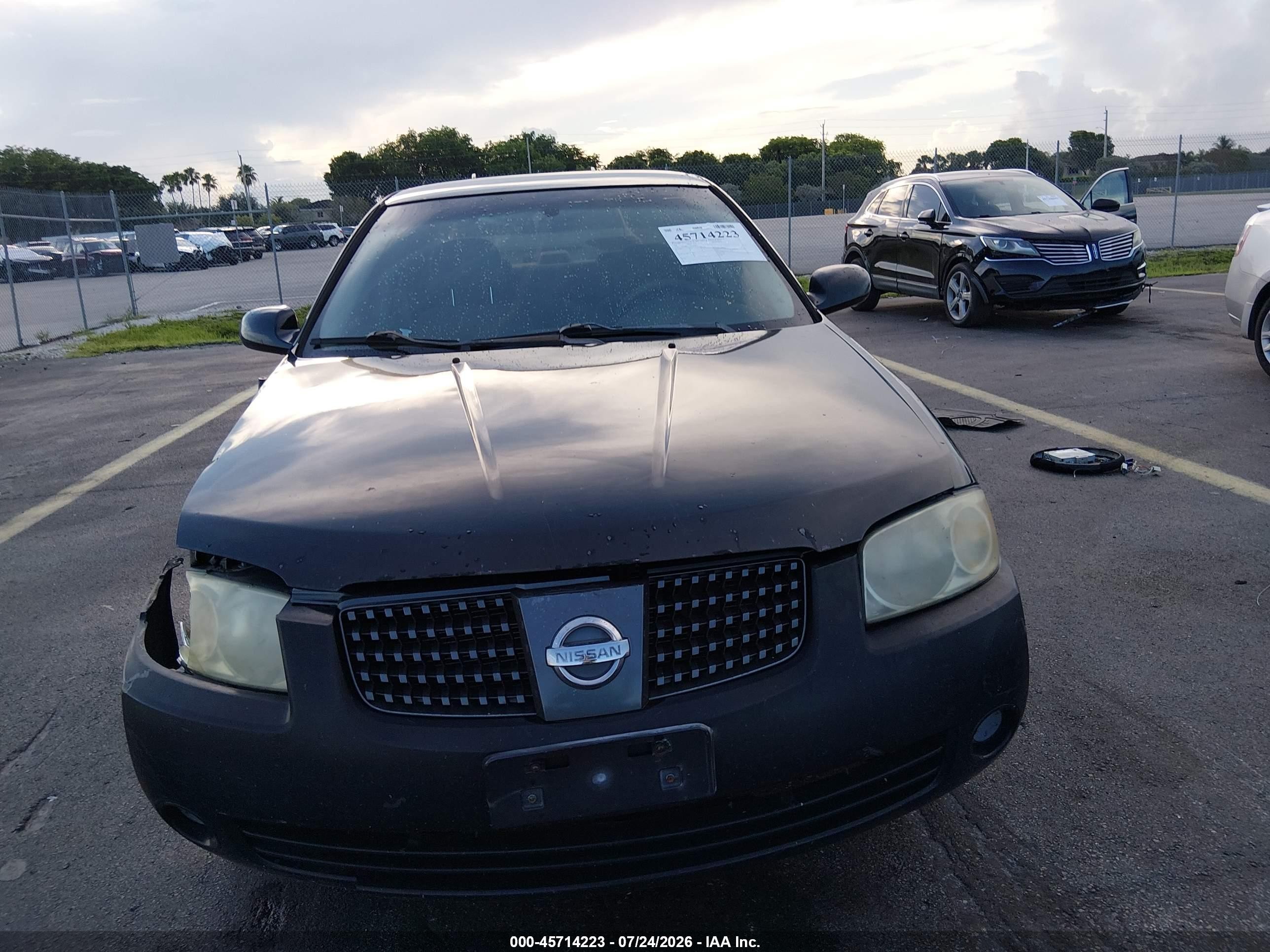 2005 Nissan Sentra 1.8s Black vin: 3N1CB51D45L593073