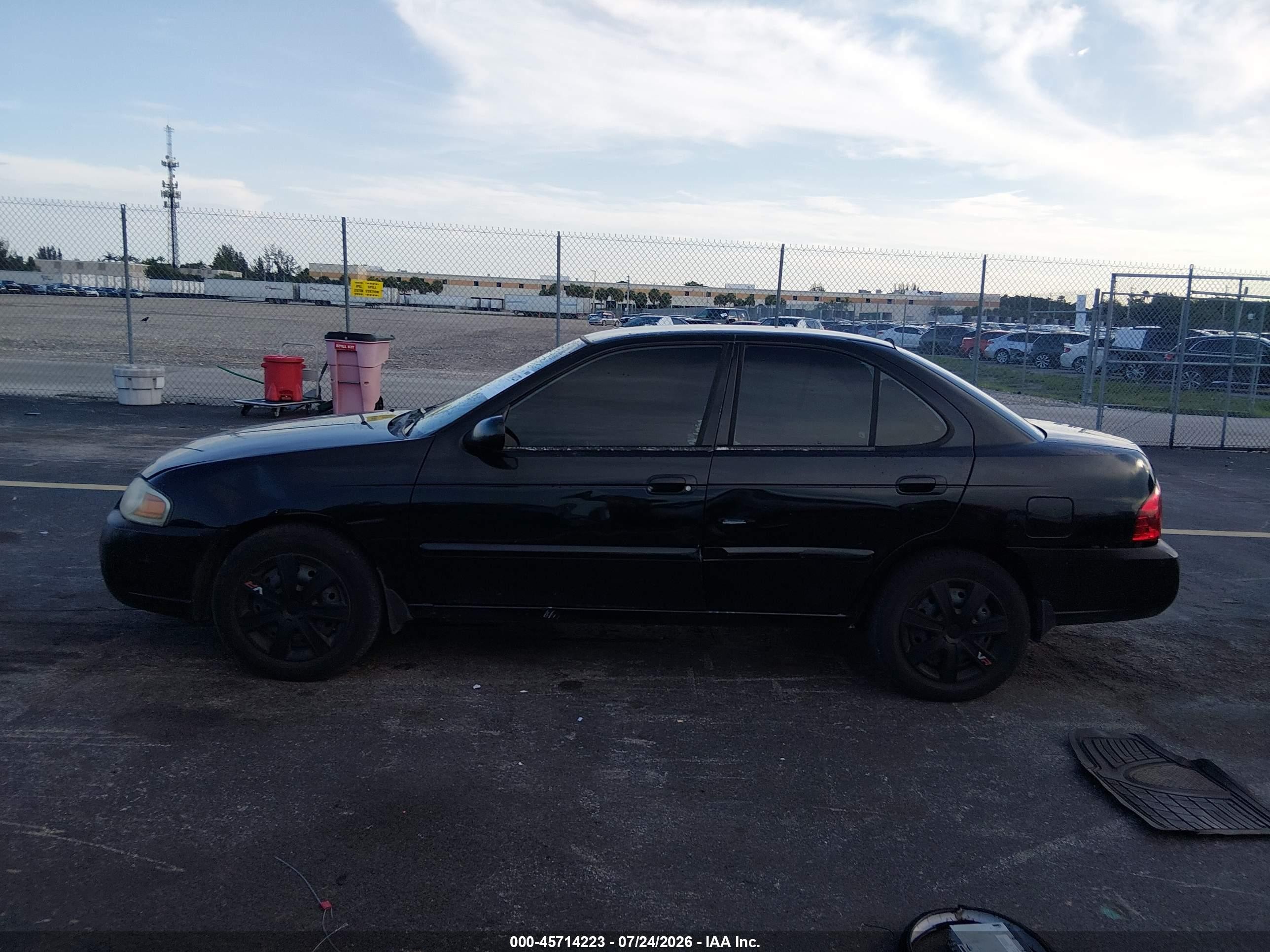 2005 Nissan Sentra 1.8s Black vin: 3N1CB51D45L593073