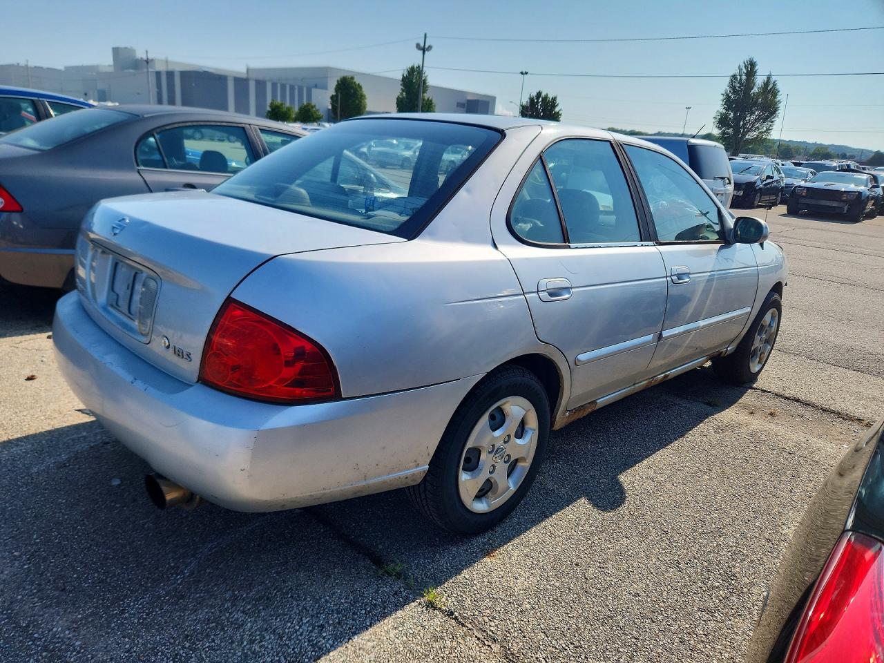 2006 Nissan Sentra 1.8 Silver vin: 3N1CB51D46L480497