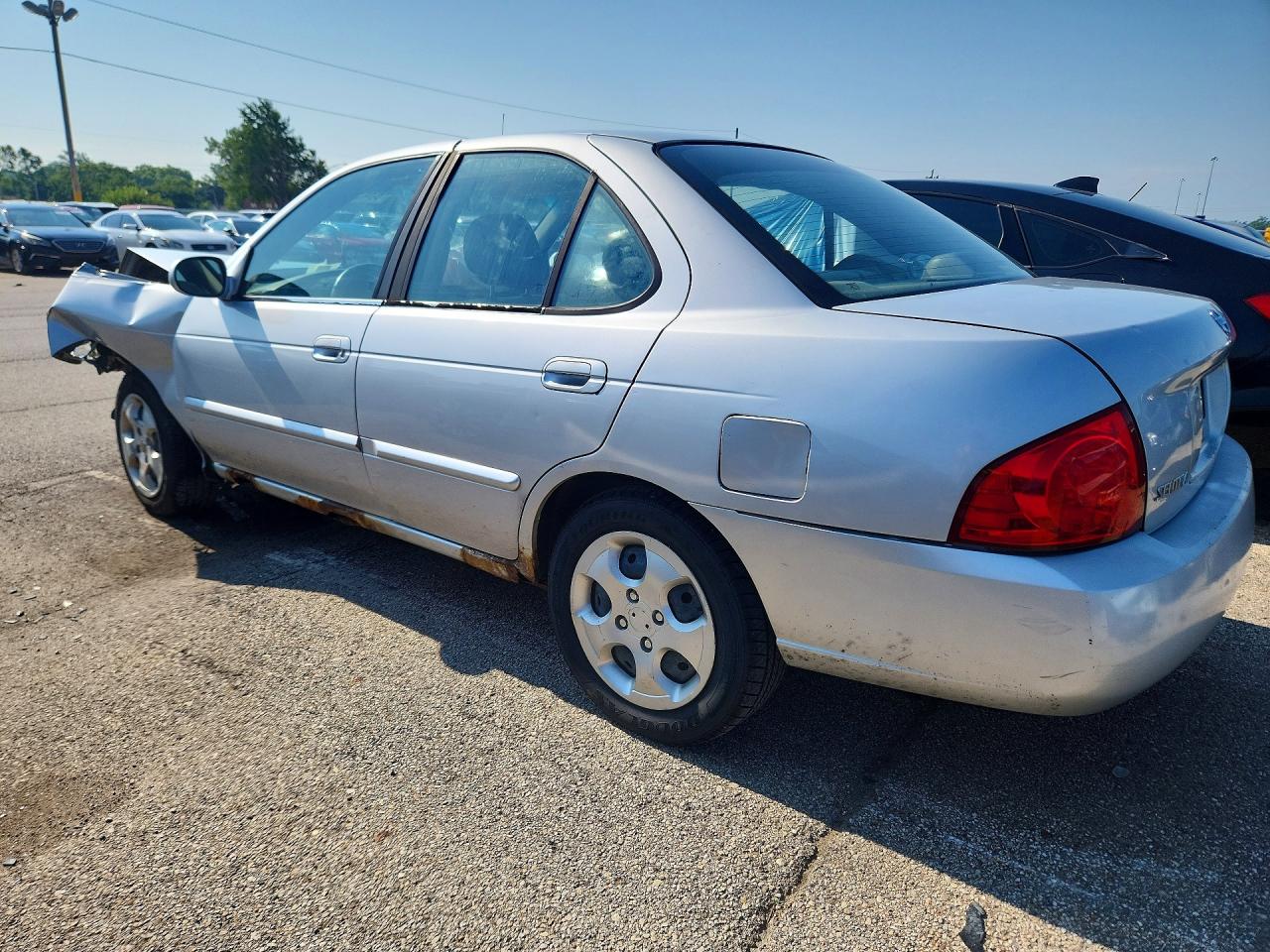 2006 Nissan Sentra 1.8 Silver vin: 3N1CB51D46L480497