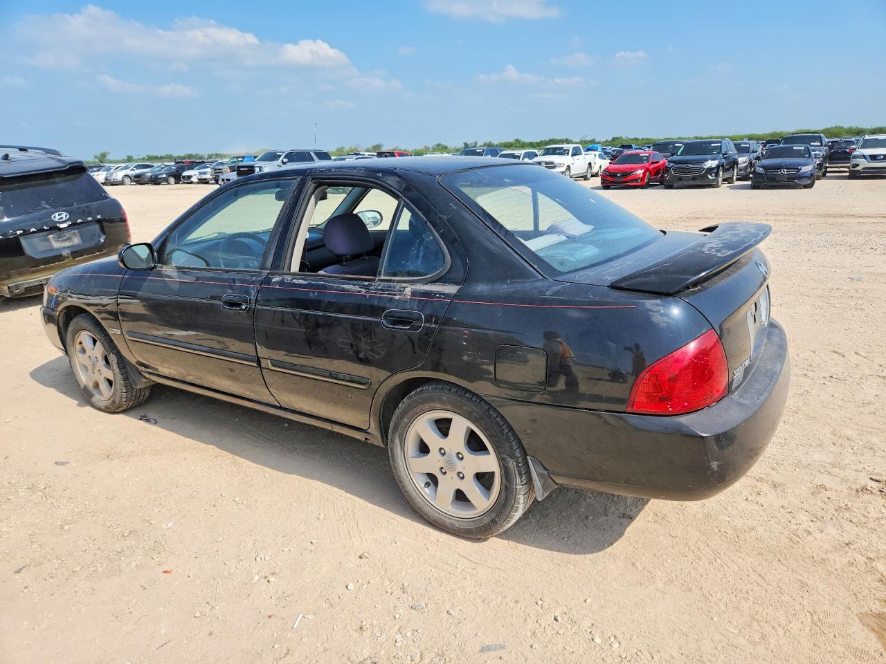 2006 Nissan Sentra 1.8 Black vin: 3N1CB51D46L575819