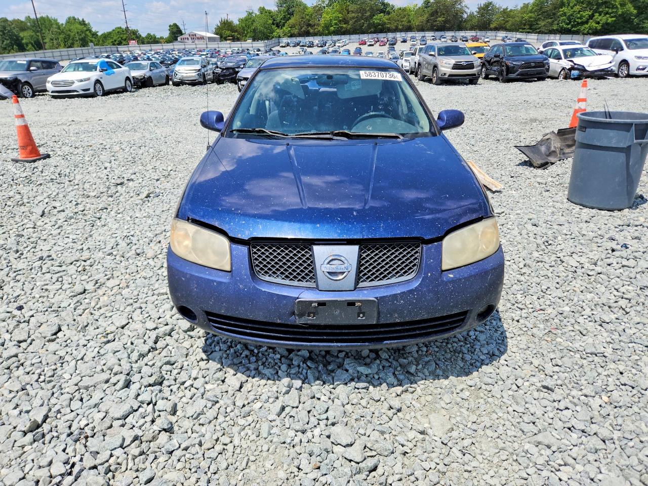2006 Nissan Sentra 1.8 Синий vin: 3N1CB51D46L580776