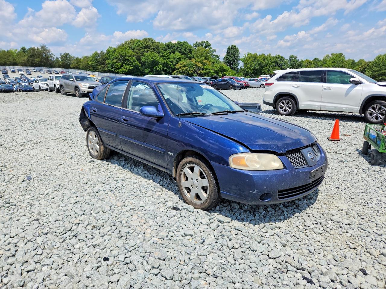 2006 Nissan Sentra 1.8 Синий vin: 3N1CB51D46L580776