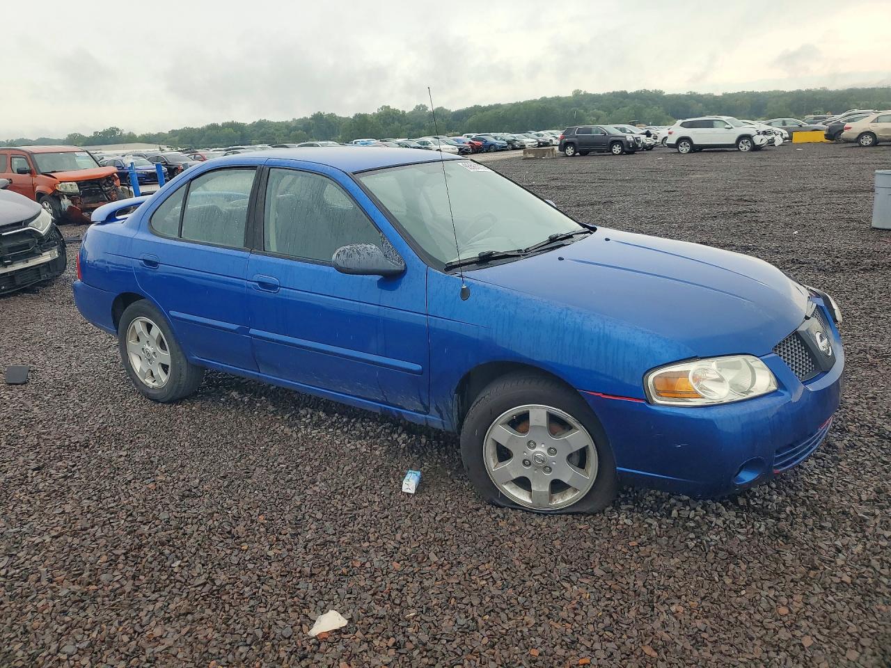 2006 Nissan Sentra 1.8 Blue vin: 3N1CB51D46L639051