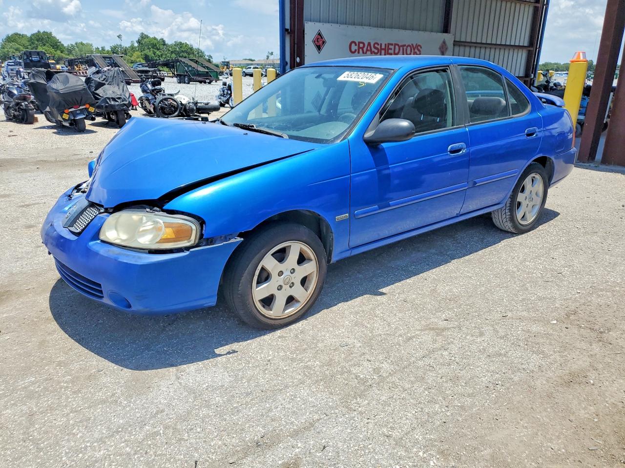 2006 Nissan Sentra 1.8/1.8s Blue vin: 3N1CB51D46L643228