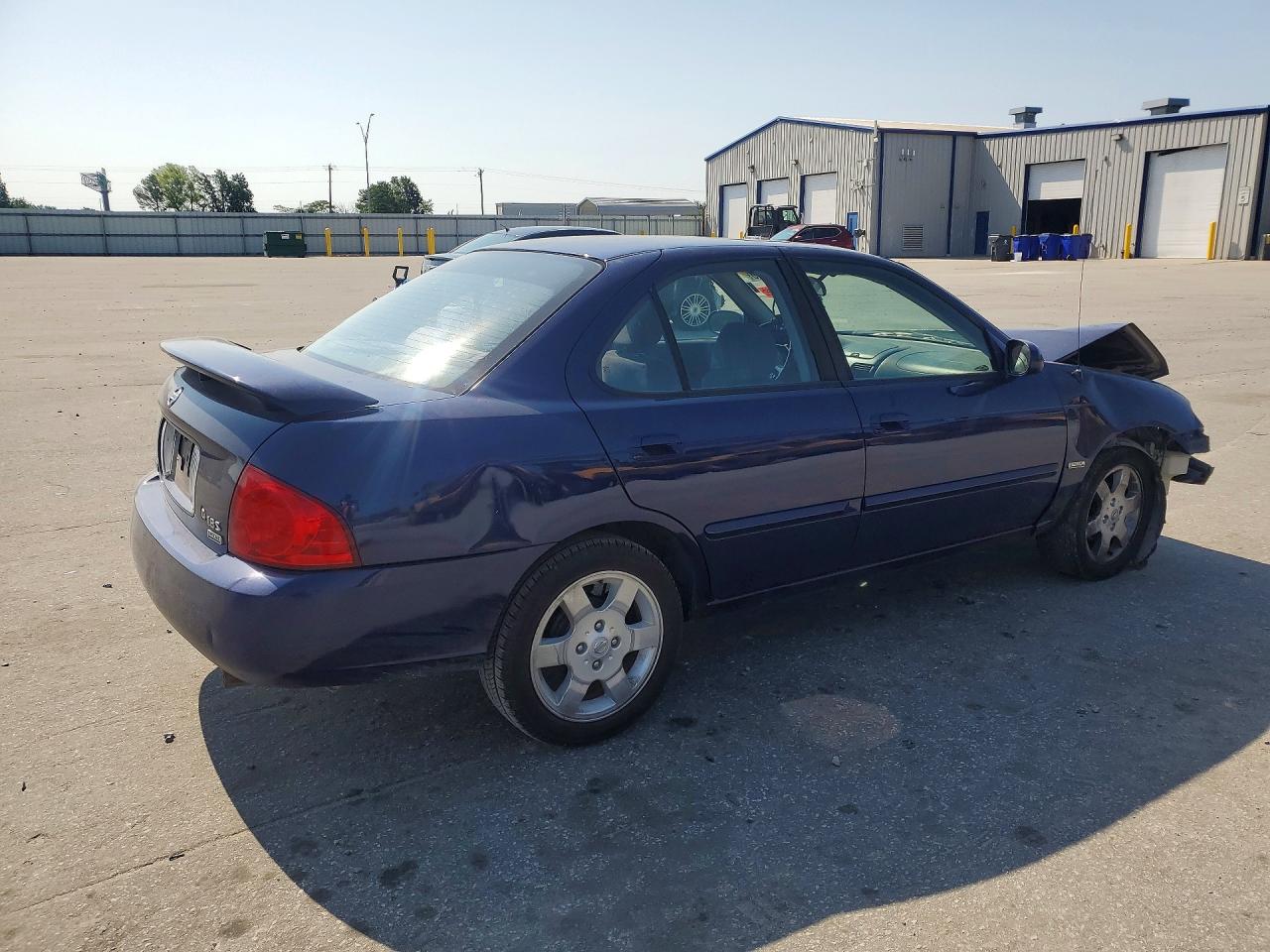 2006 Nissan Sentra 1.8 Blue vin: 3N1CB51D46L643701