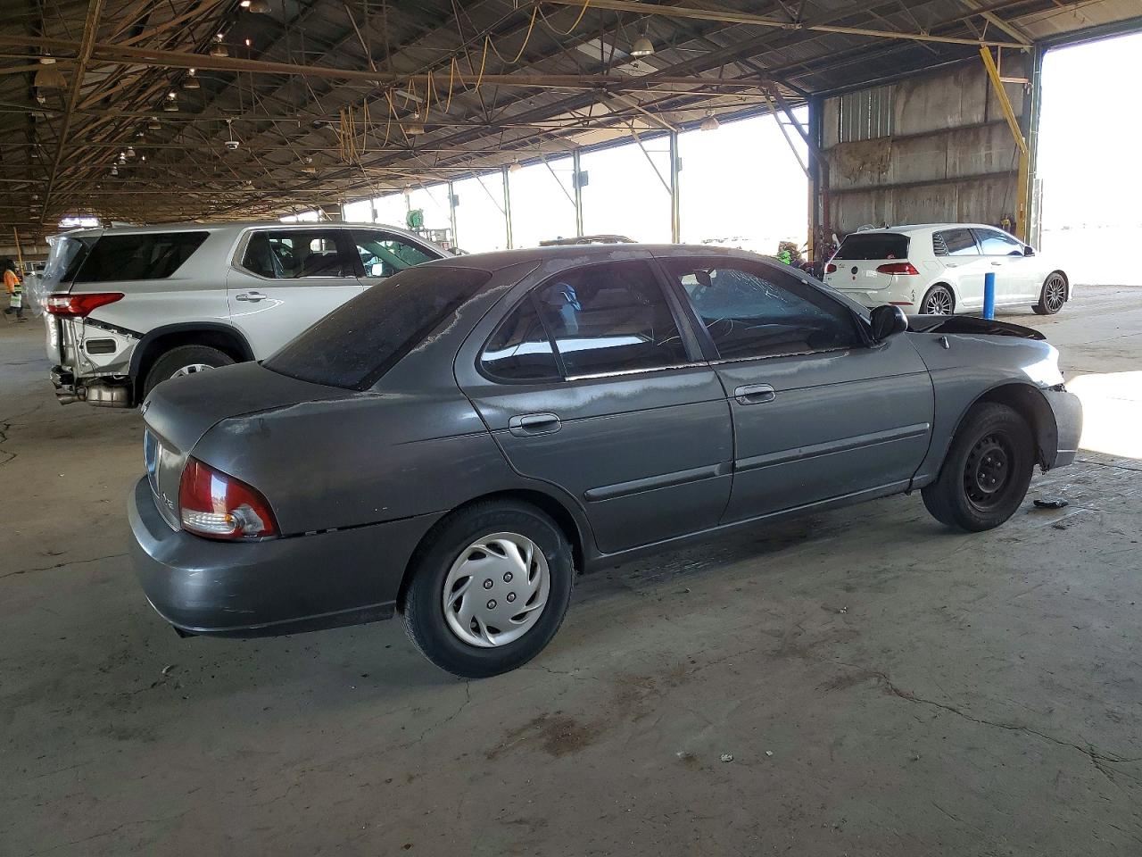 2000 Nissan Sentra Base Gray vin: 3N1CB51D4YL343708