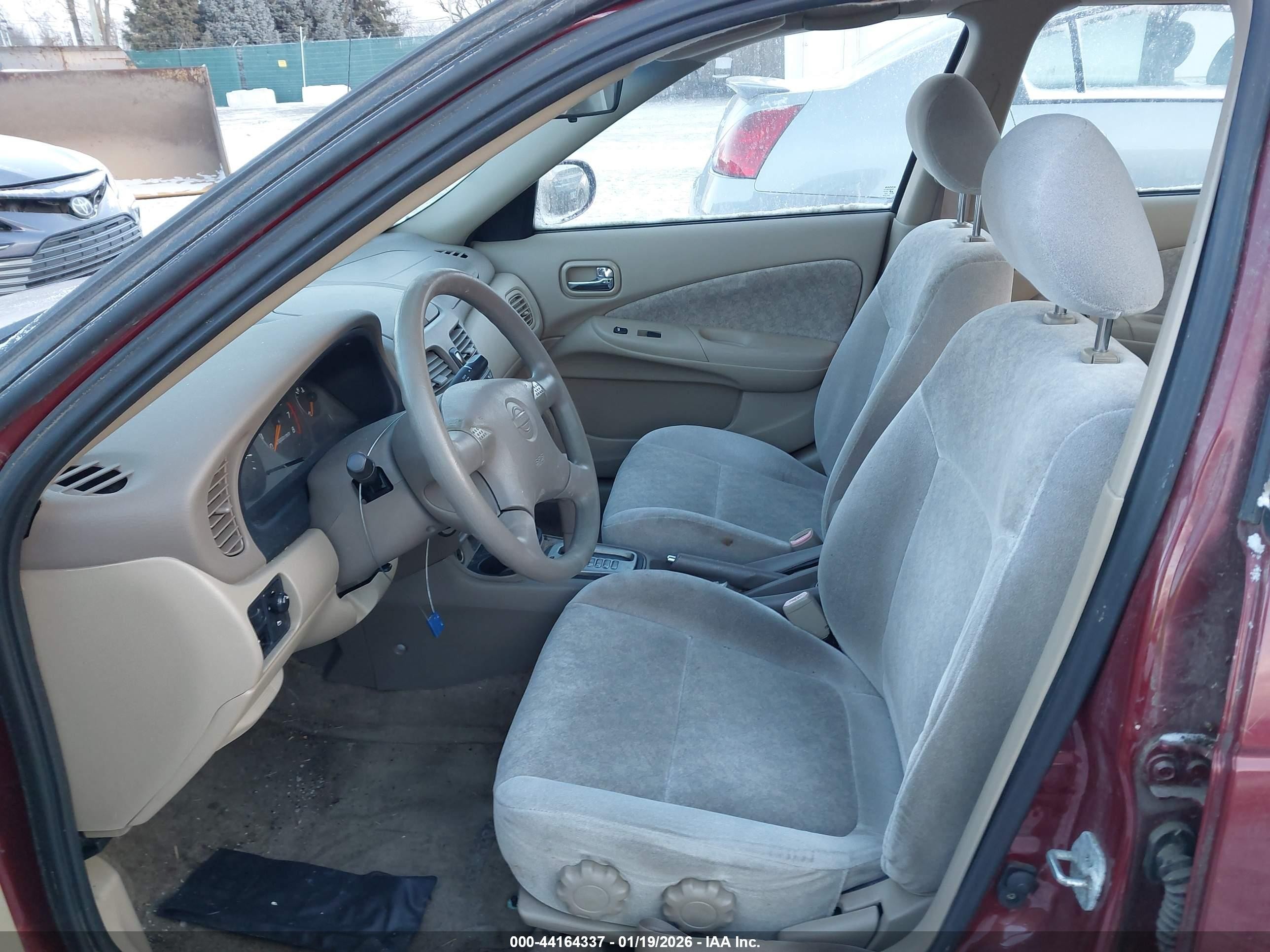 2001 Nissan Sentra Gxe Red vin: 3N1CB51D51L443791
