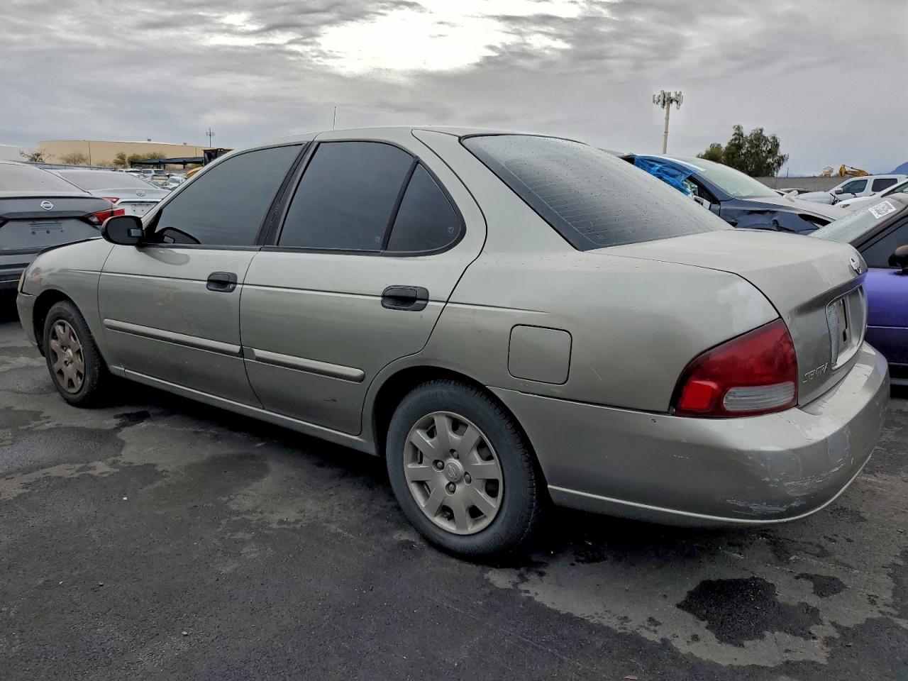 2001 Nissan Sentra Xe Gray vin: 3N1CB51D51L468660