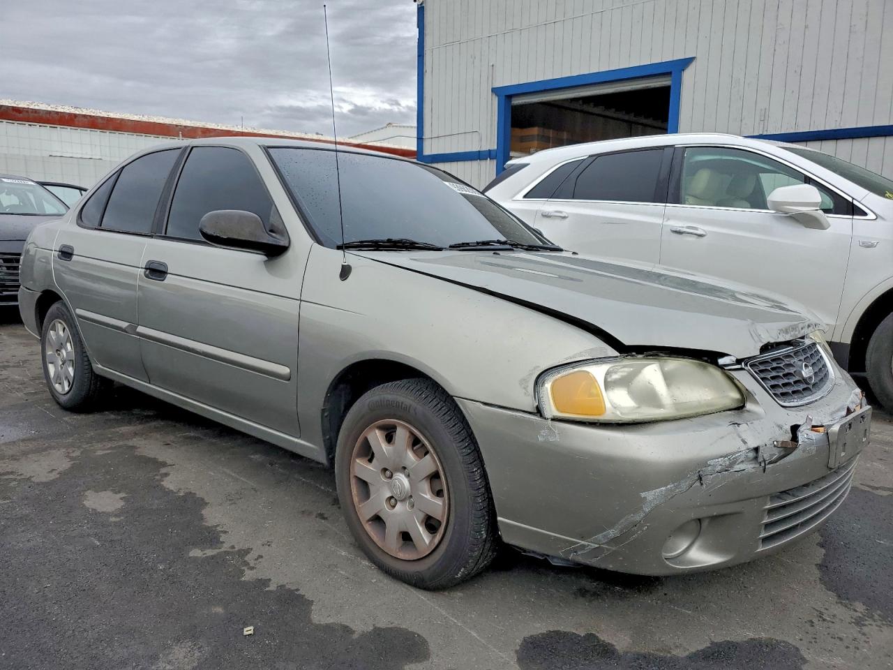 2001 Nissan Sentra Xe Gray vin: 3N1CB51D51L468660