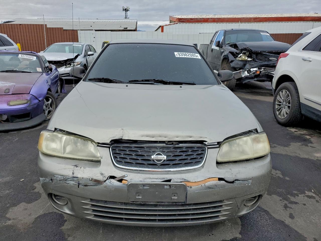 2001 Nissan Sentra Xe Gray vin: 3N1CB51D51L468660