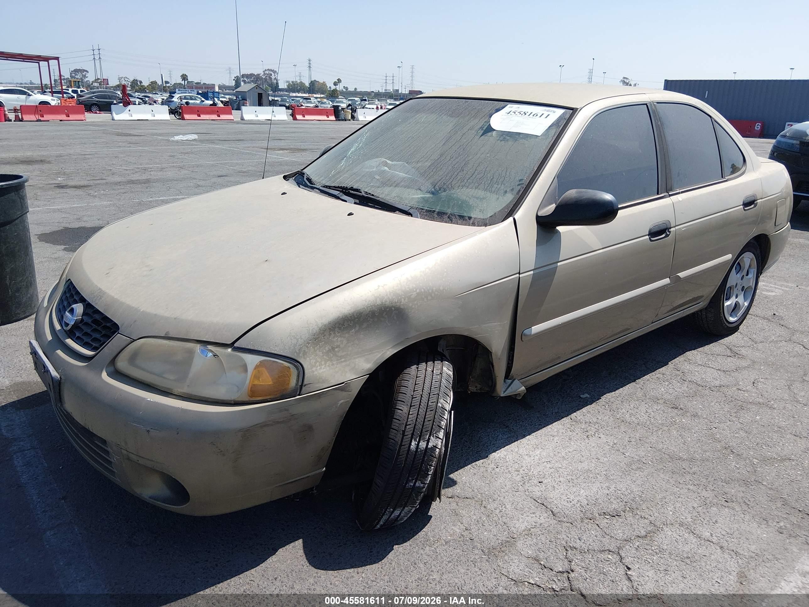 2003 Nissan Sentra Xe Gold vin: 3N1CB51D53L776995