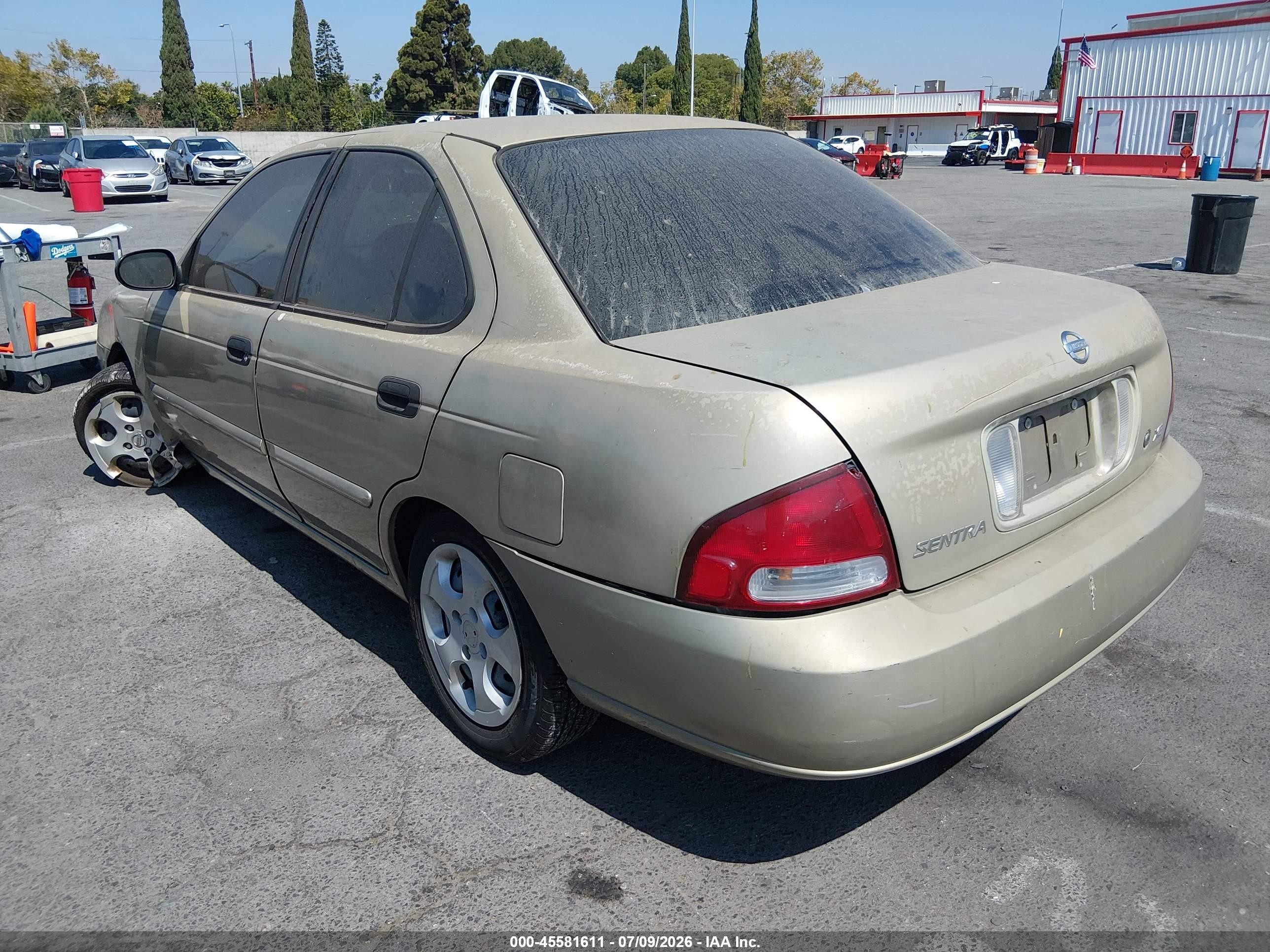 2003 Nissan Sentra Xe Gold vin: 3N1CB51D53L776995