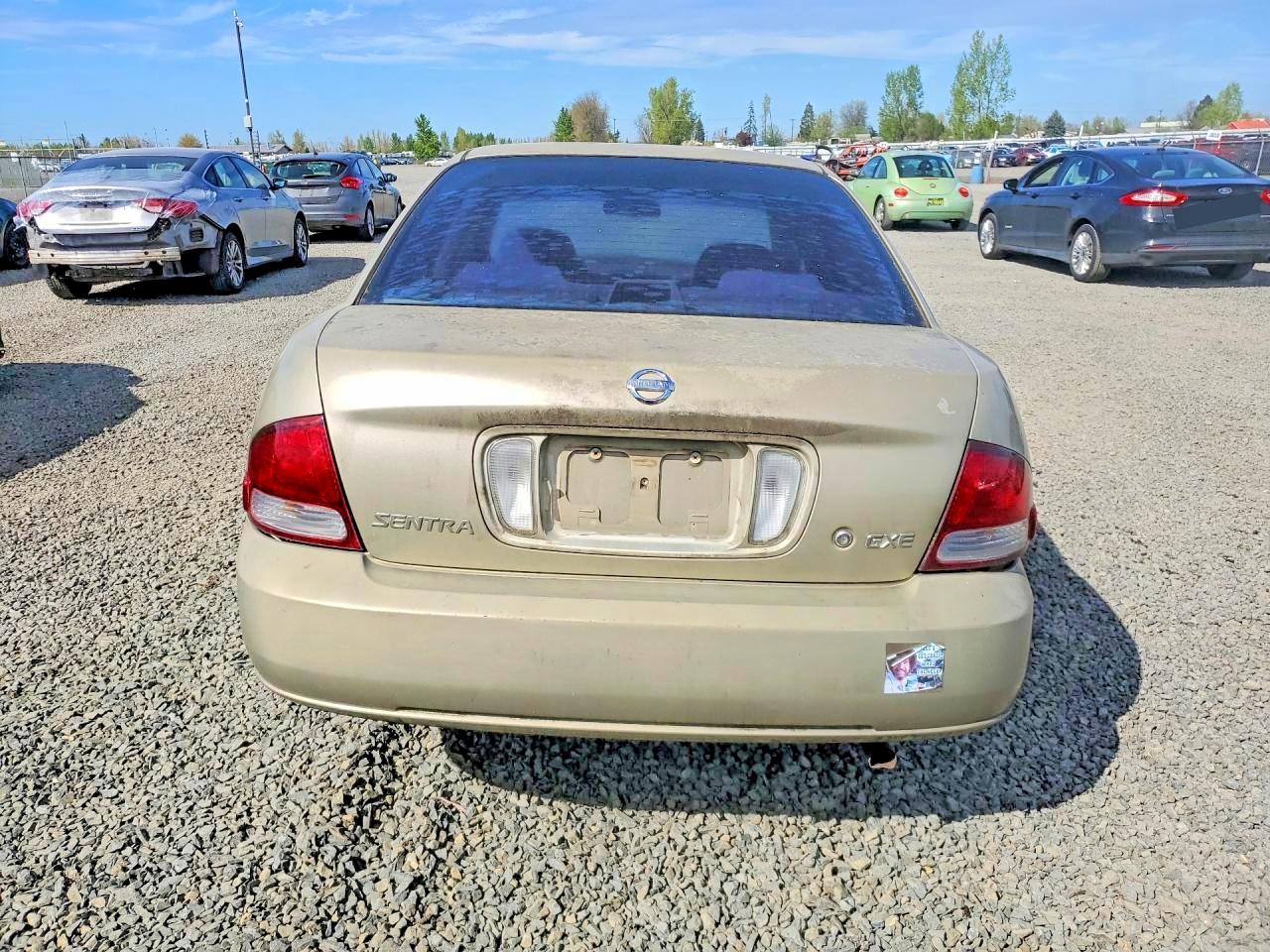 2003 Nissan Sentra Xe Бежевый vin: 3N1CB51D53L797202