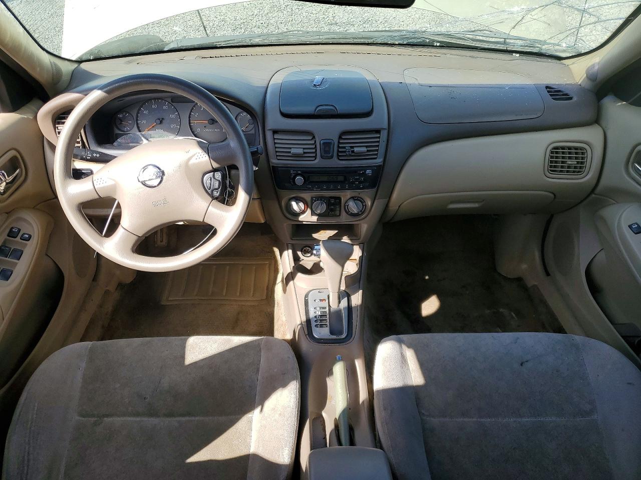 2003 Nissan Sentra Xe Бежевый vin: 3N1CB51D53L797202