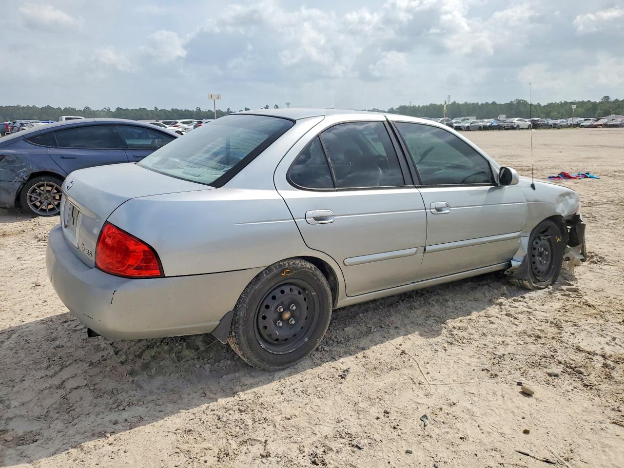 2004 Nissan Sentra 1.8 Silver vin: 3N1CB51D54L458084