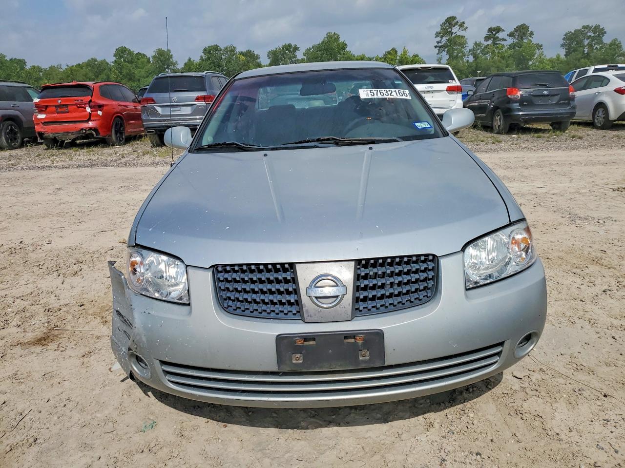 2004 Nissan Sentra 1.8 Silver vin: 3N1CB51D54L458084