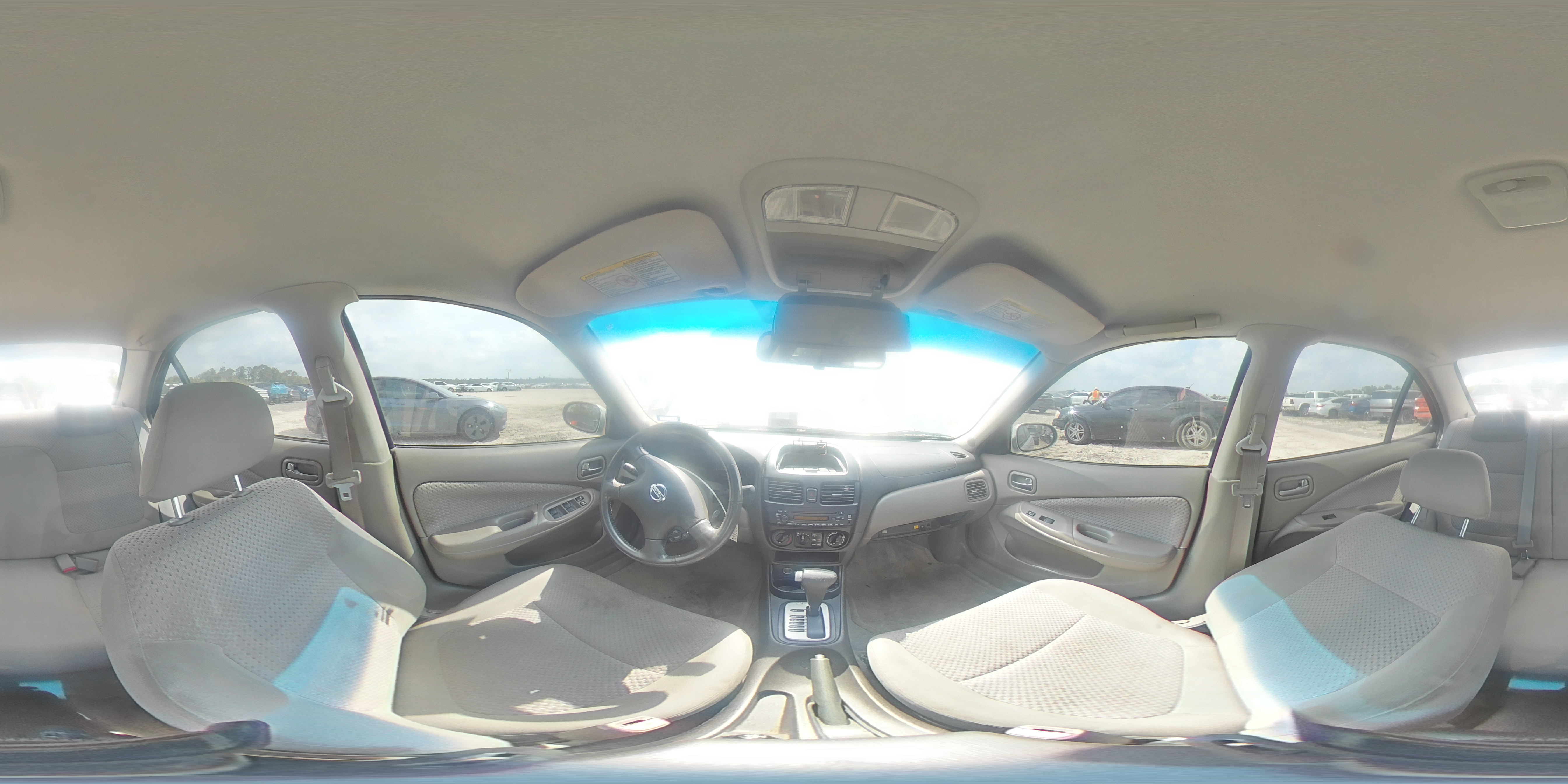 2004 Nissan Sentra 1.8 Silver vin: 3N1CB51D54L458084