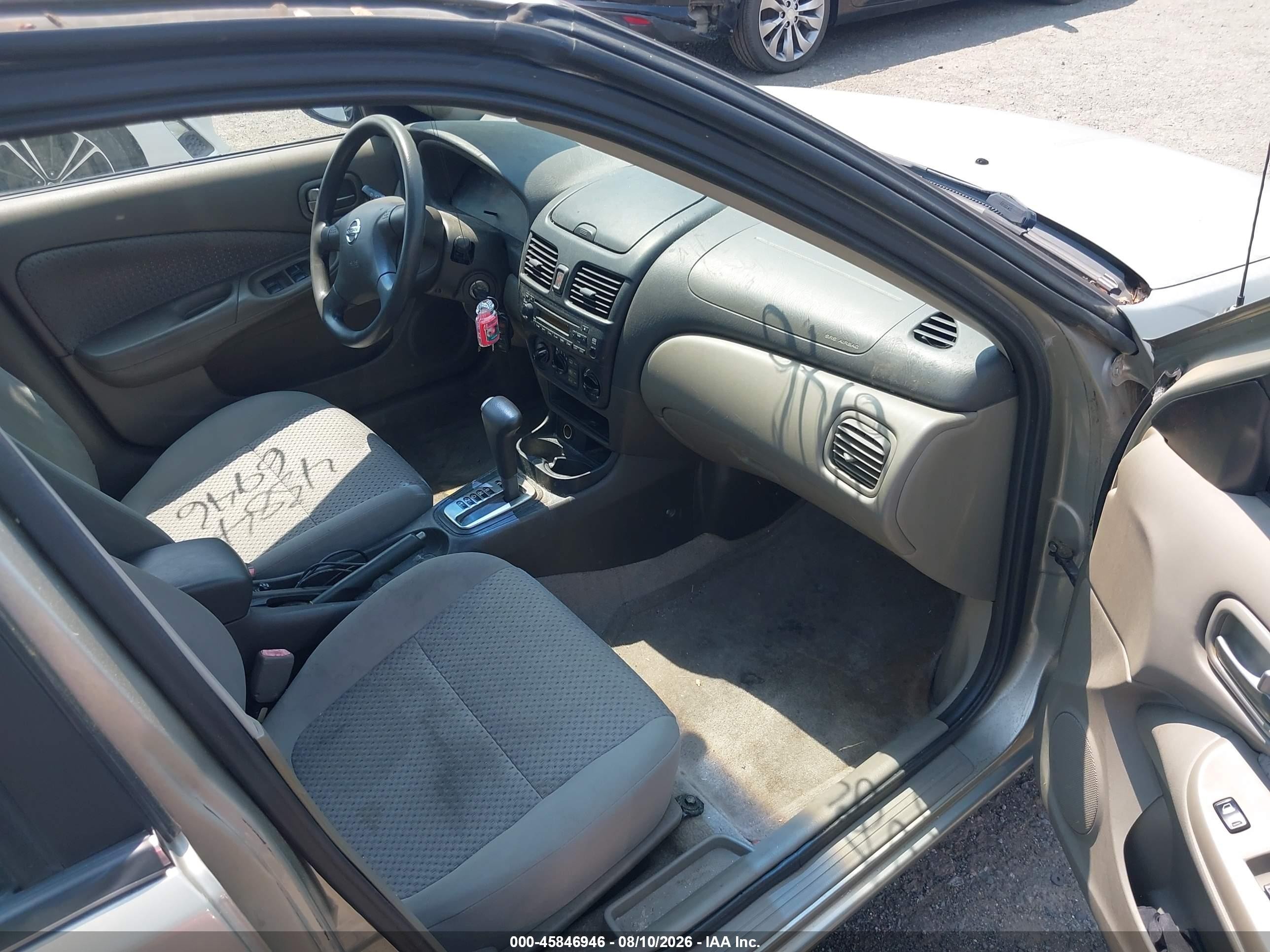 2004 Nissan Sentra 1.8s Silver vin: 3N1CB51D54L825064