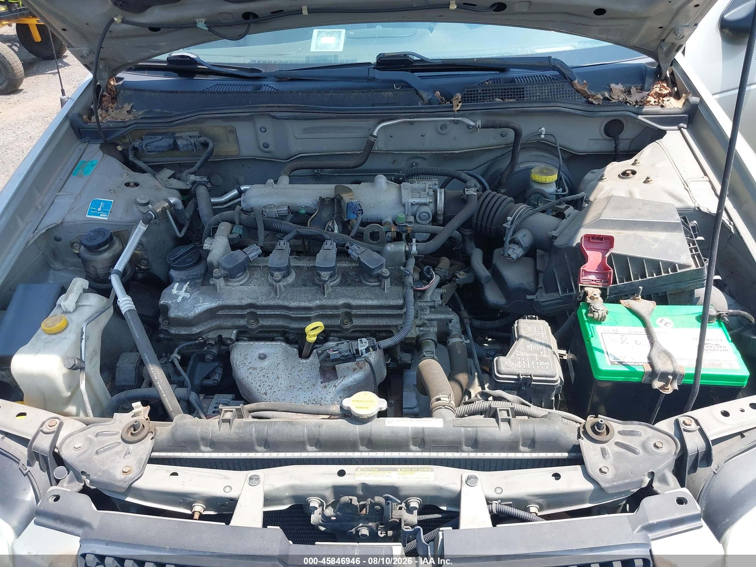 2004 Nissan Sentra 1.8s Silver vin: 3N1CB51D54L825064