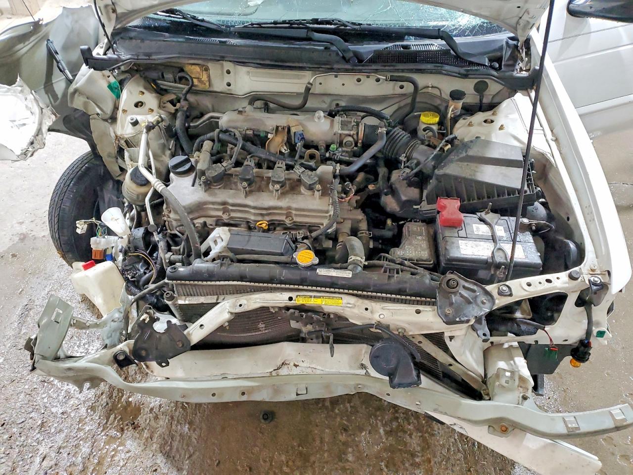 2004 Nissan Sentra 1.8 White vin: 3N1CB51D54L856797