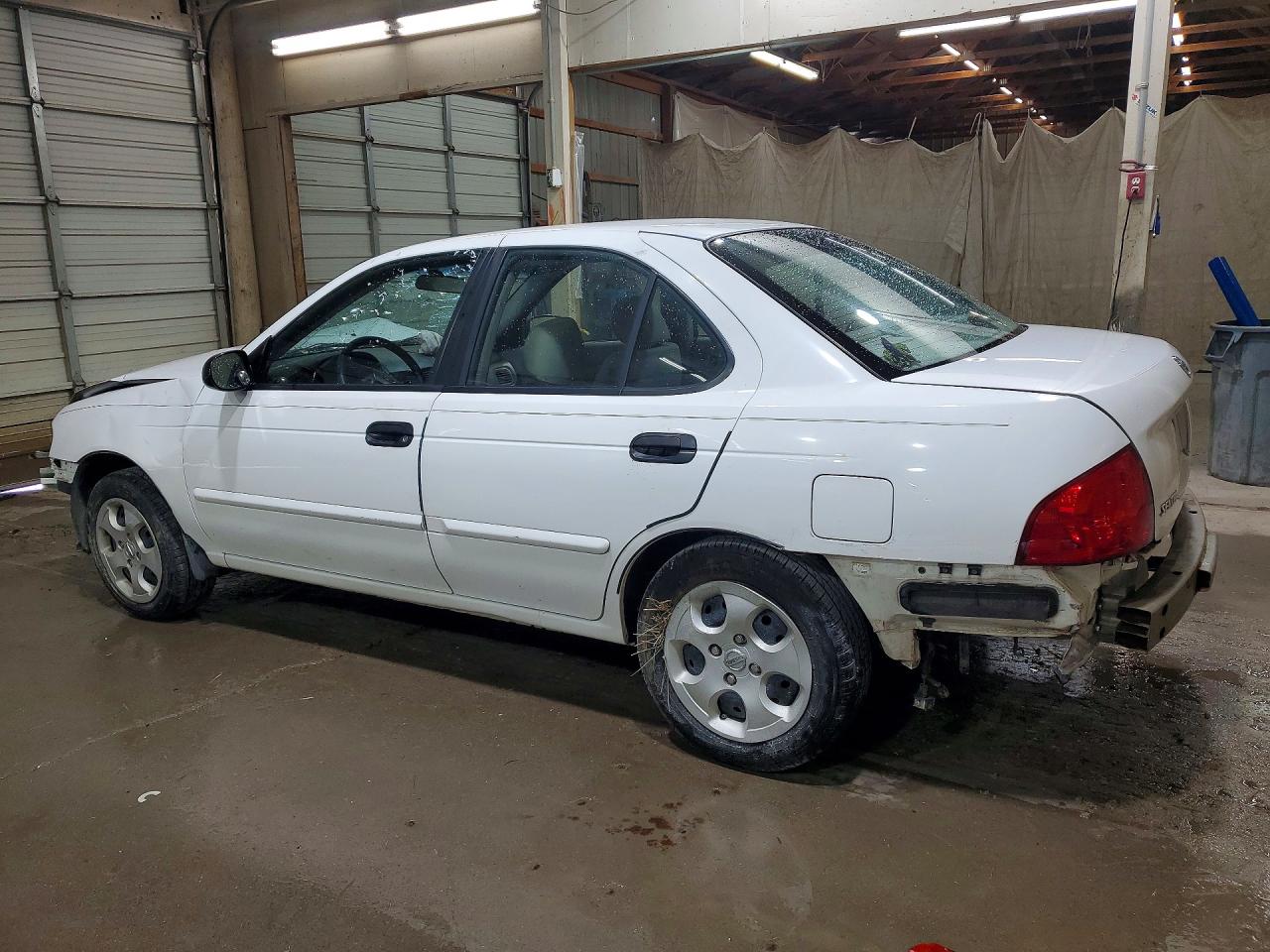 2004 Nissan Sentra 1.8 White vin: 3N1CB51D54L856797