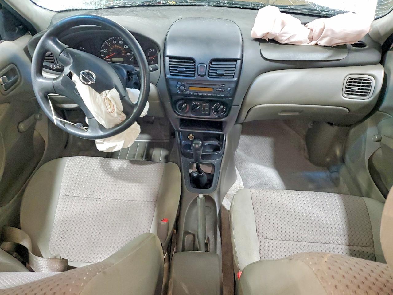 2004 Nissan Sentra 1.8 White vin: 3N1CB51D54L856797