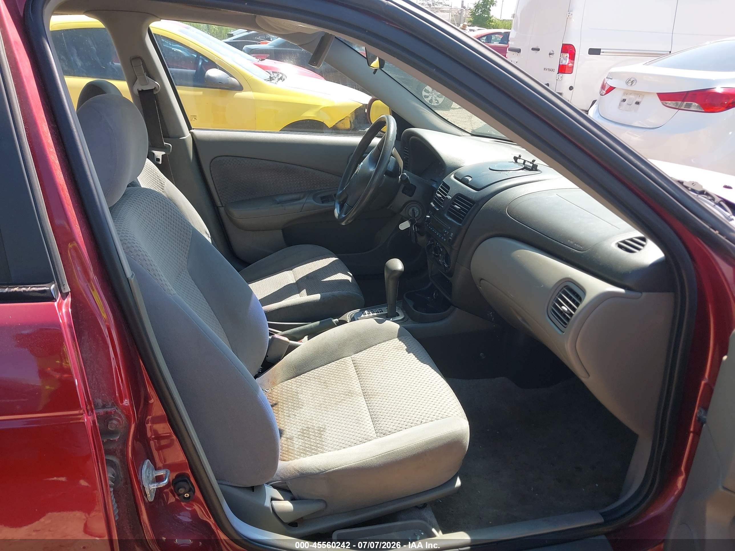 2005 Nissan Sentra 1.8s Burgundy vin: 3N1CB51D55L462492