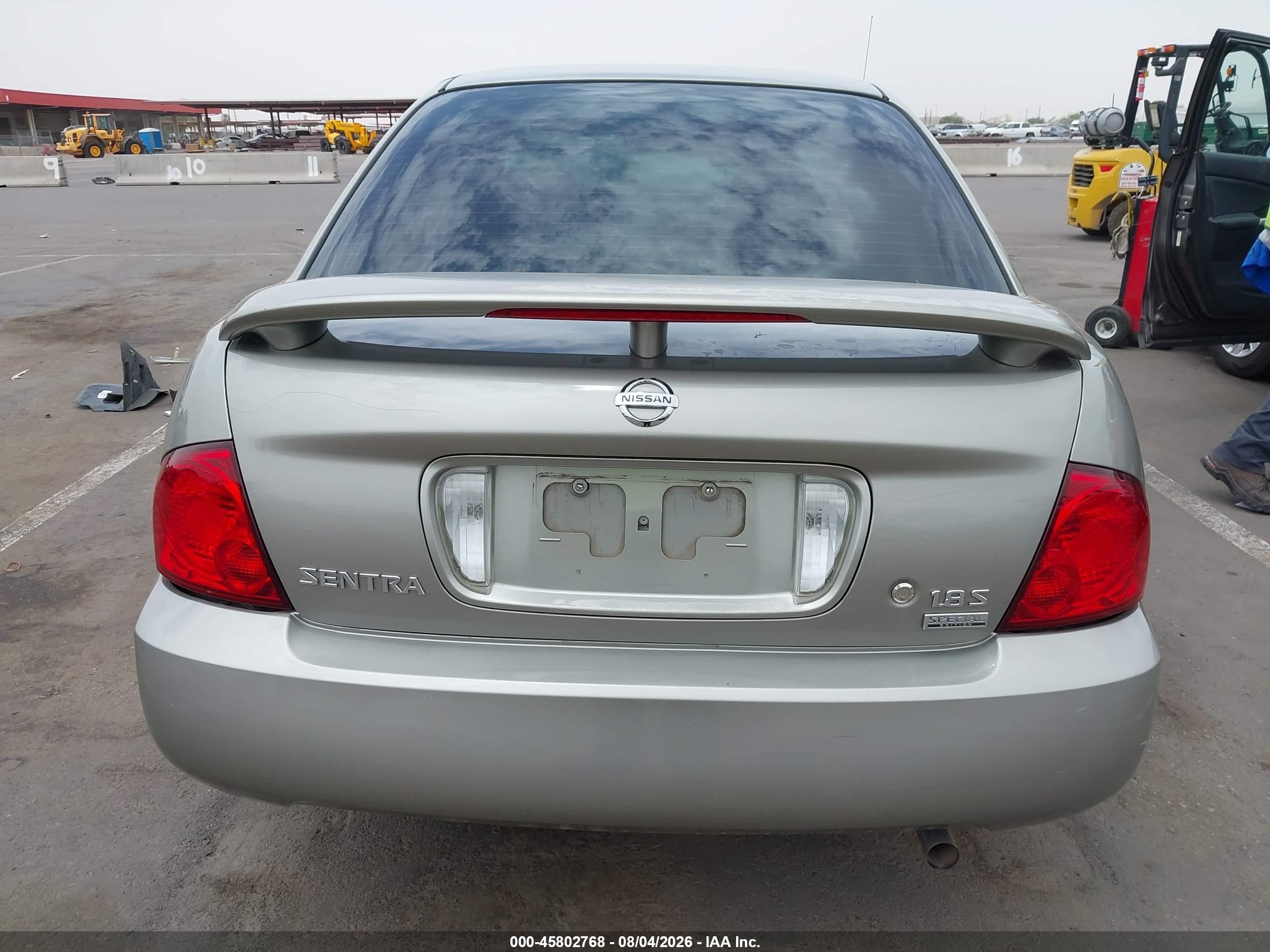 2005 Nissan Sentra 1.8s Бежевый vin: 3N1CB51D55L515756
