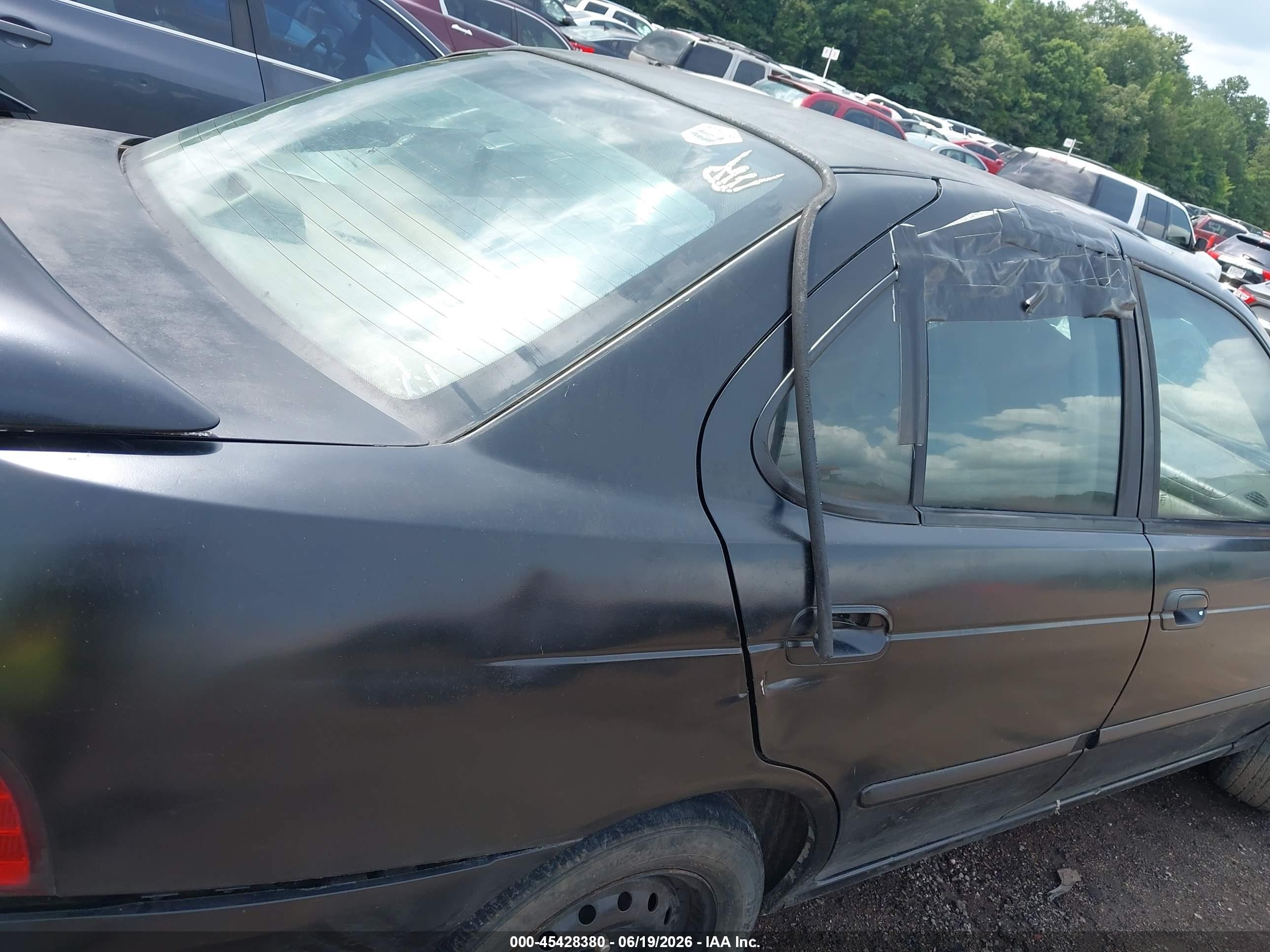 2005 Nissan Sentra 1.8s Black vin: 3N1CB51D55L518365
