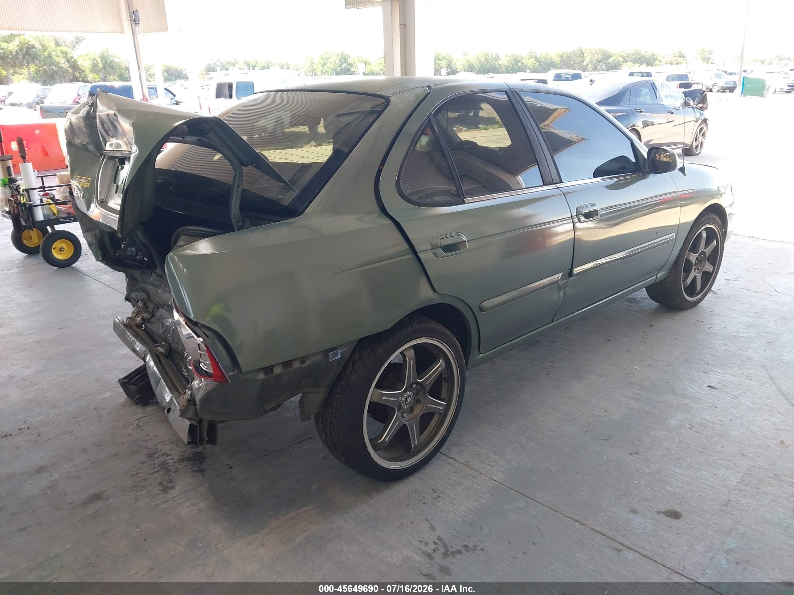 2006 Nissan Sentra 1.8s Green vin: 3N1CB51D56L457956