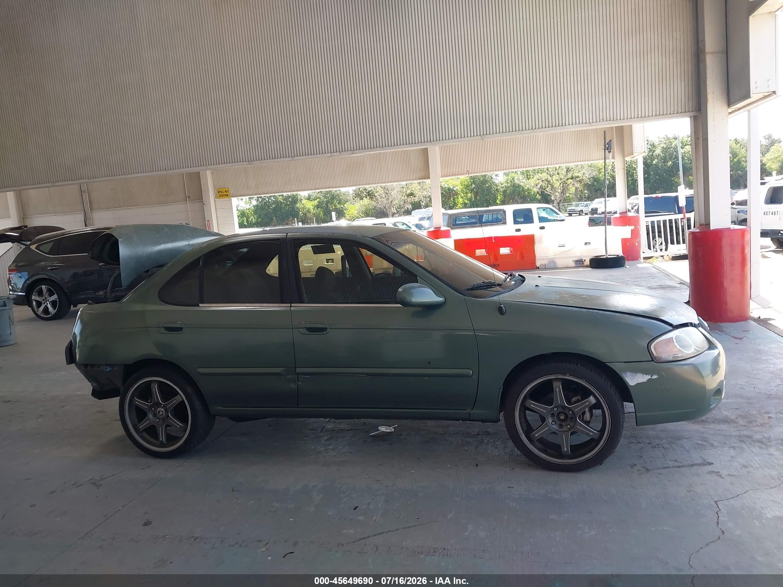 2006 Nissan Sentra 1.8s Green vin: 3N1CB51D56L457956