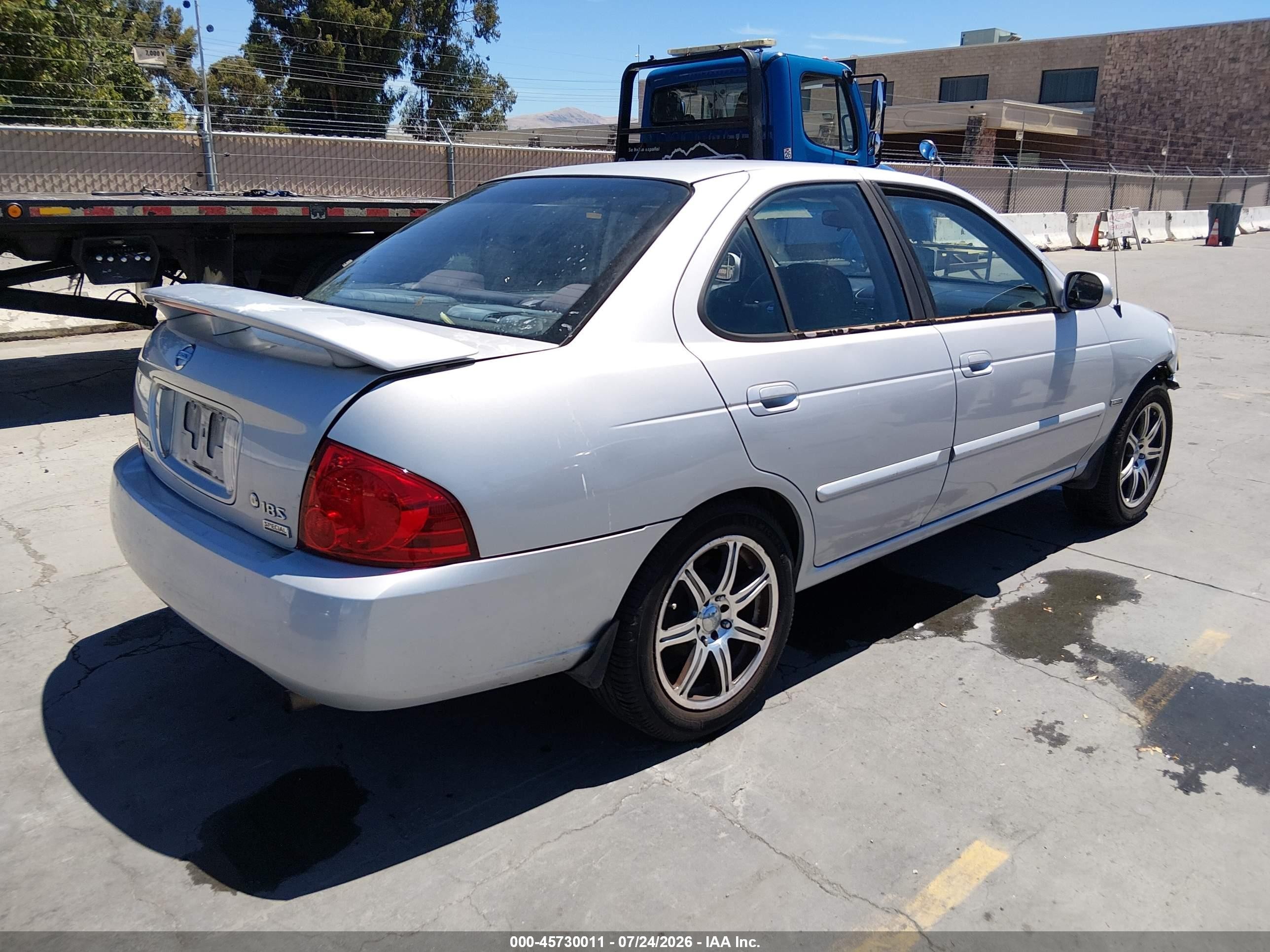 2006 Nissan Sentra 1.8s Silver vin: 3N1CB51D56L463742