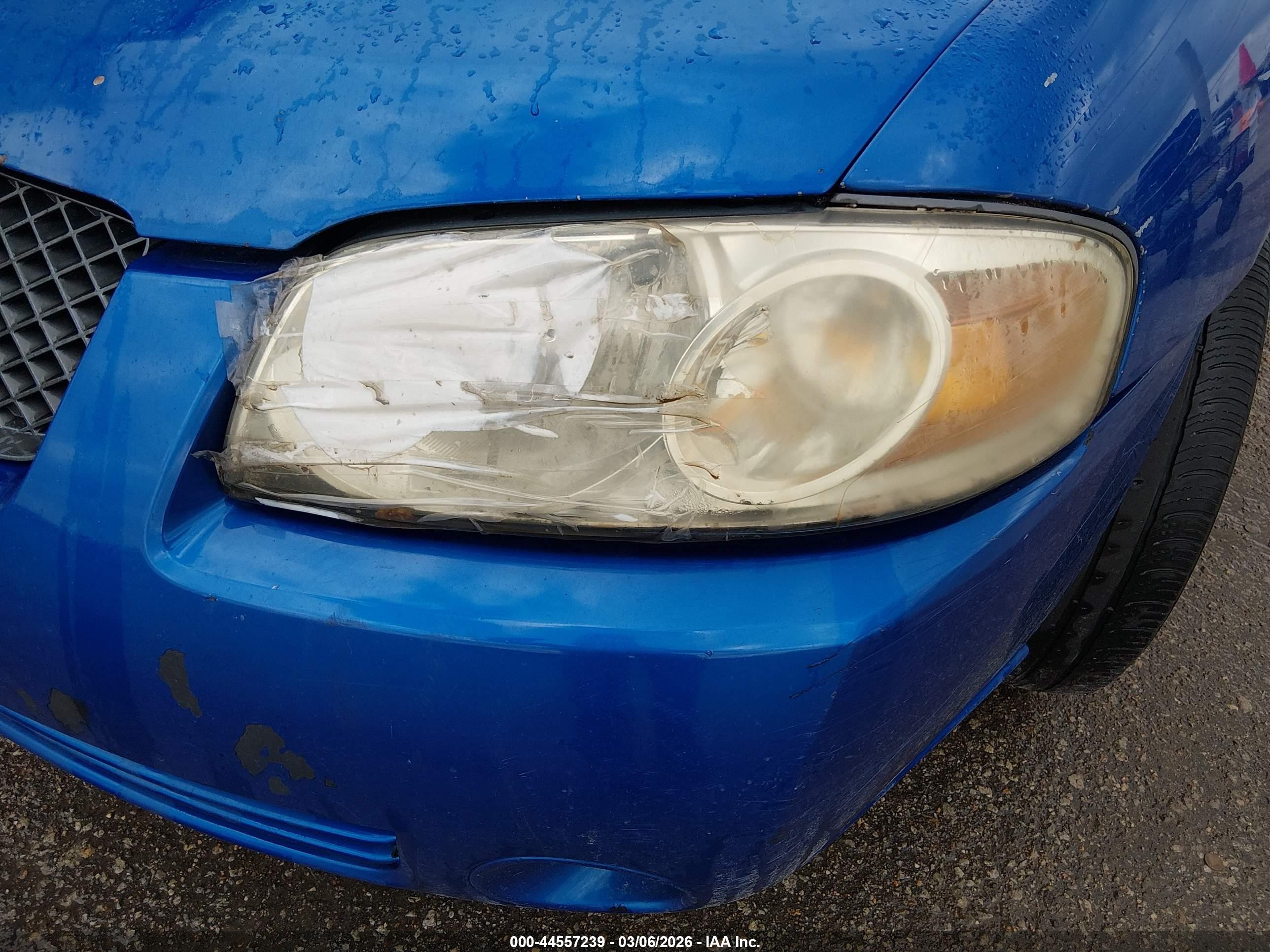 2006 Nissan Sentra 1.8s Blue vin: 3N1CB51D56L481075