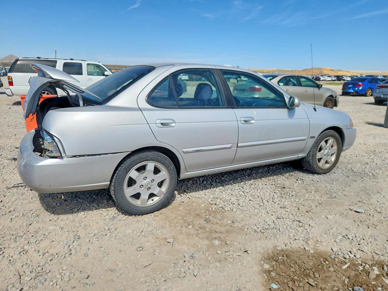 2006 Nissan Sentra 1.8/1.8s Silver vin: 3N1CB51D56L485949