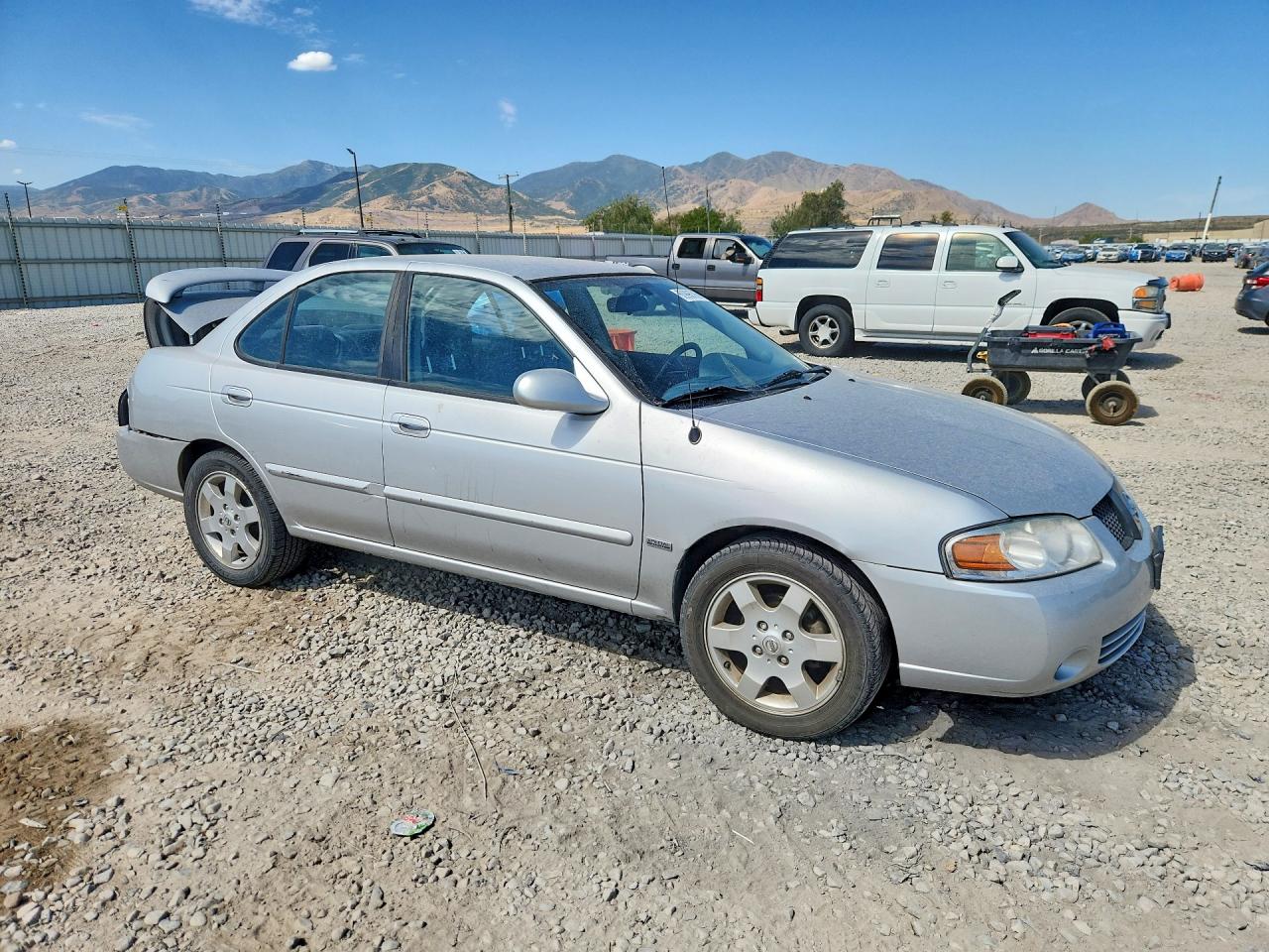 2006 Nissan Sentra 1.8/1.8s Silver vin: 3N1CB51D56L485949