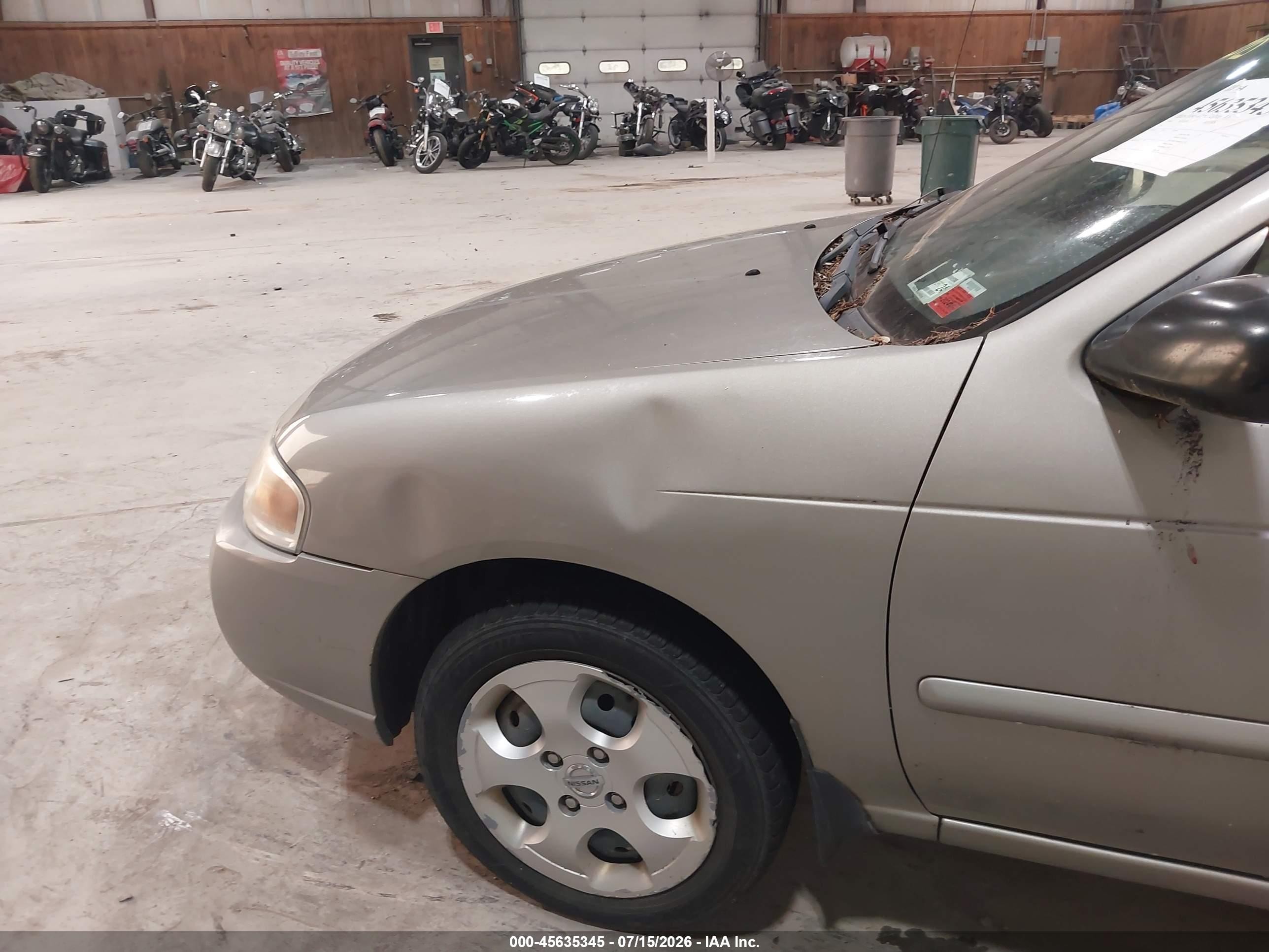 2006 Nissan Sentra 1.8 Gray vin: 3N1CB51D56L493808