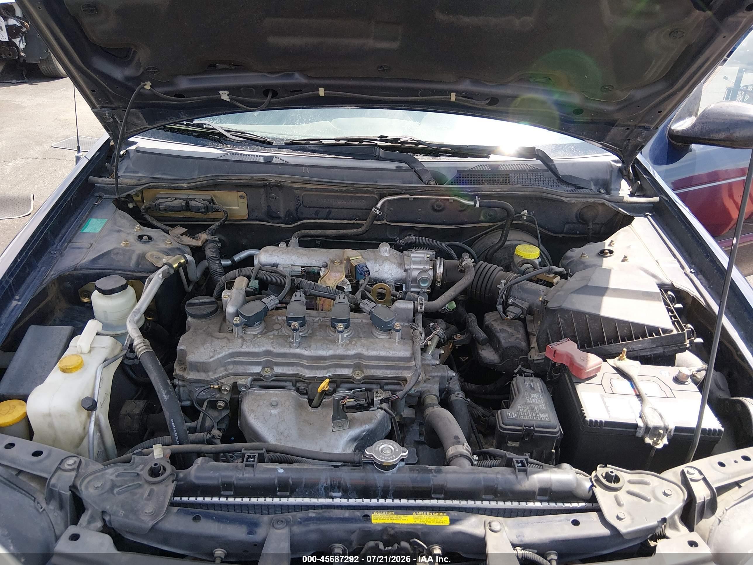 2006 Nissan Sentra 1.8 Blue vin: 3N1CB51D56L536592