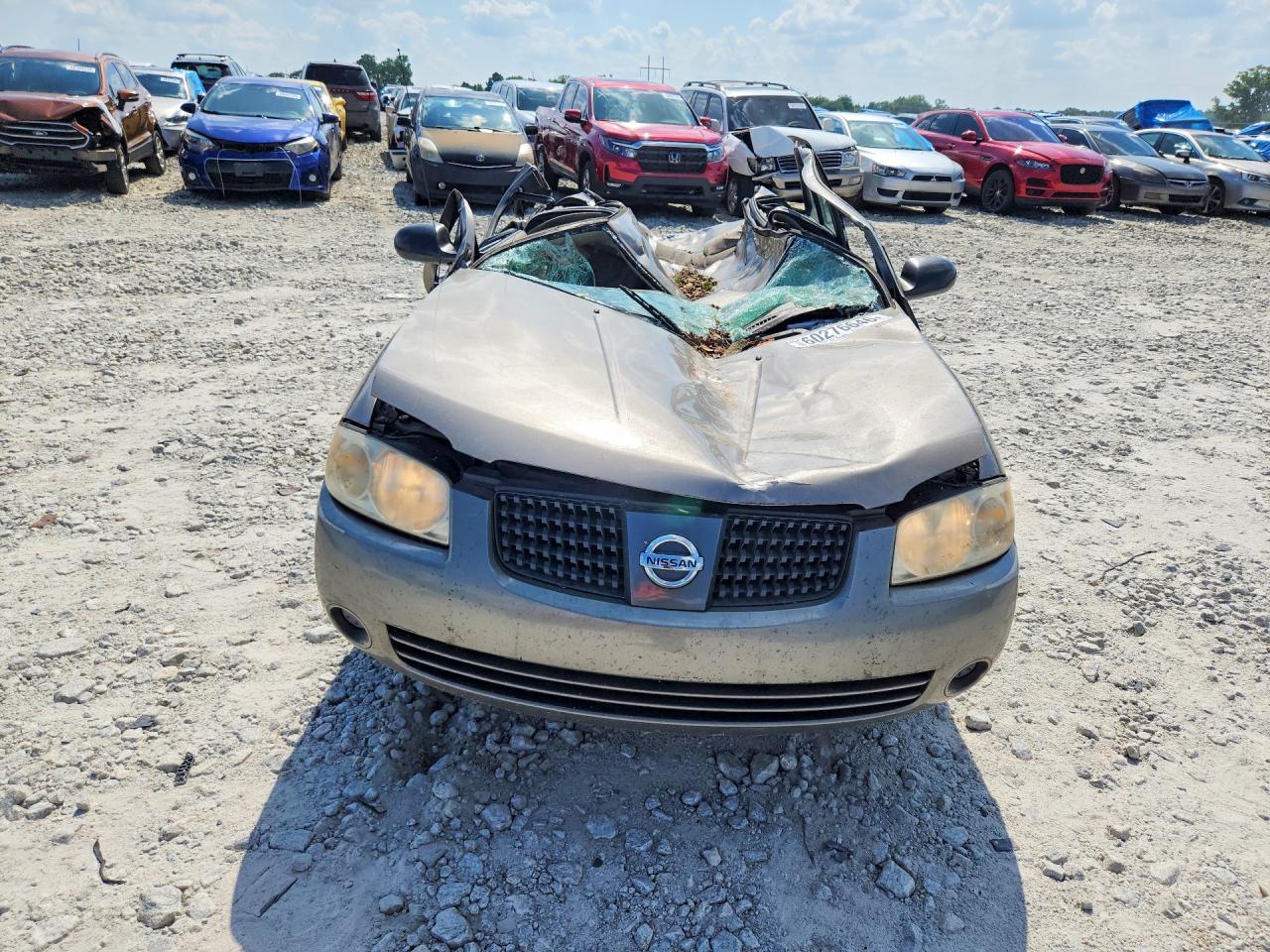 2006 Nissan Sentra 1.8 Серый vin: 3N1CB51D56L554414